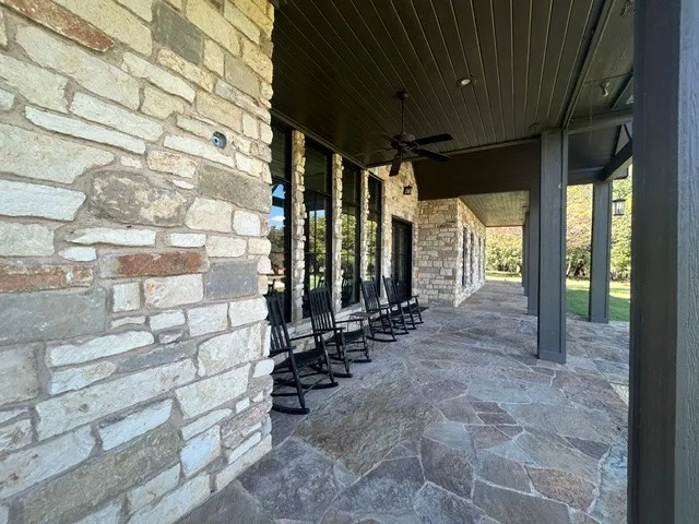 Large front porch