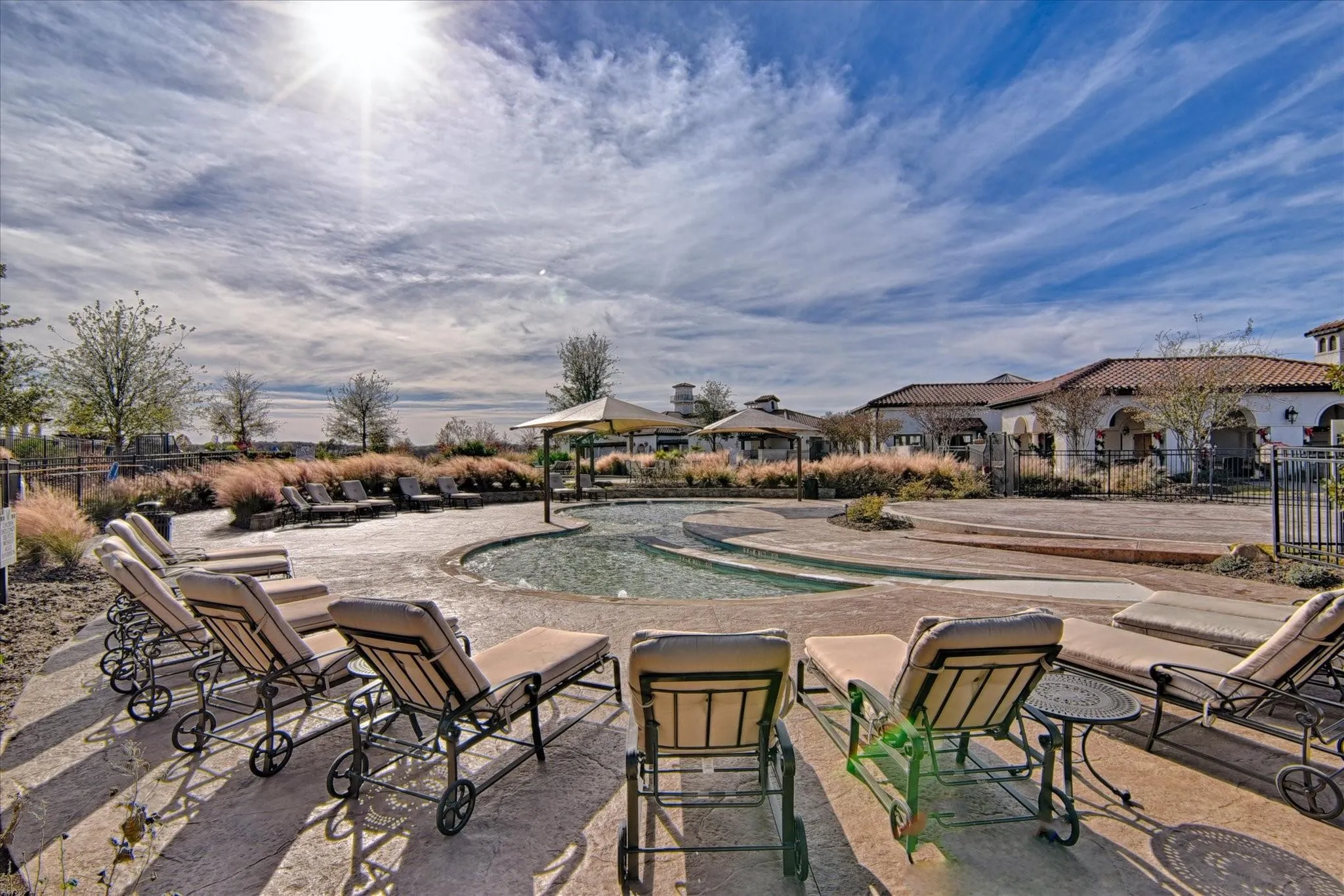 Kiddie pool at Viridian park area