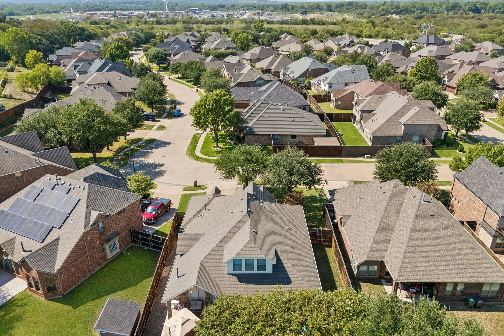 The surrounding neighborhood