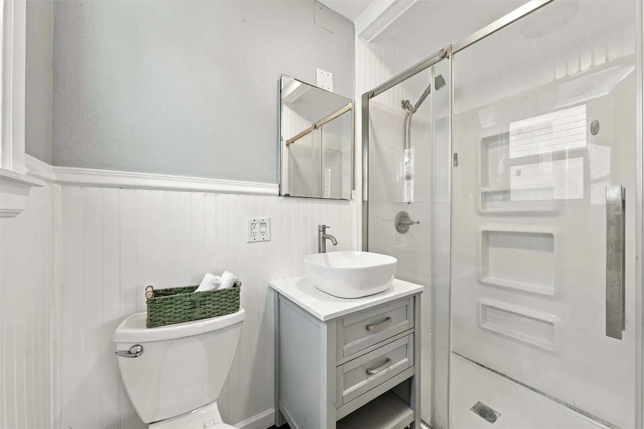 Primary bath with walk in shower