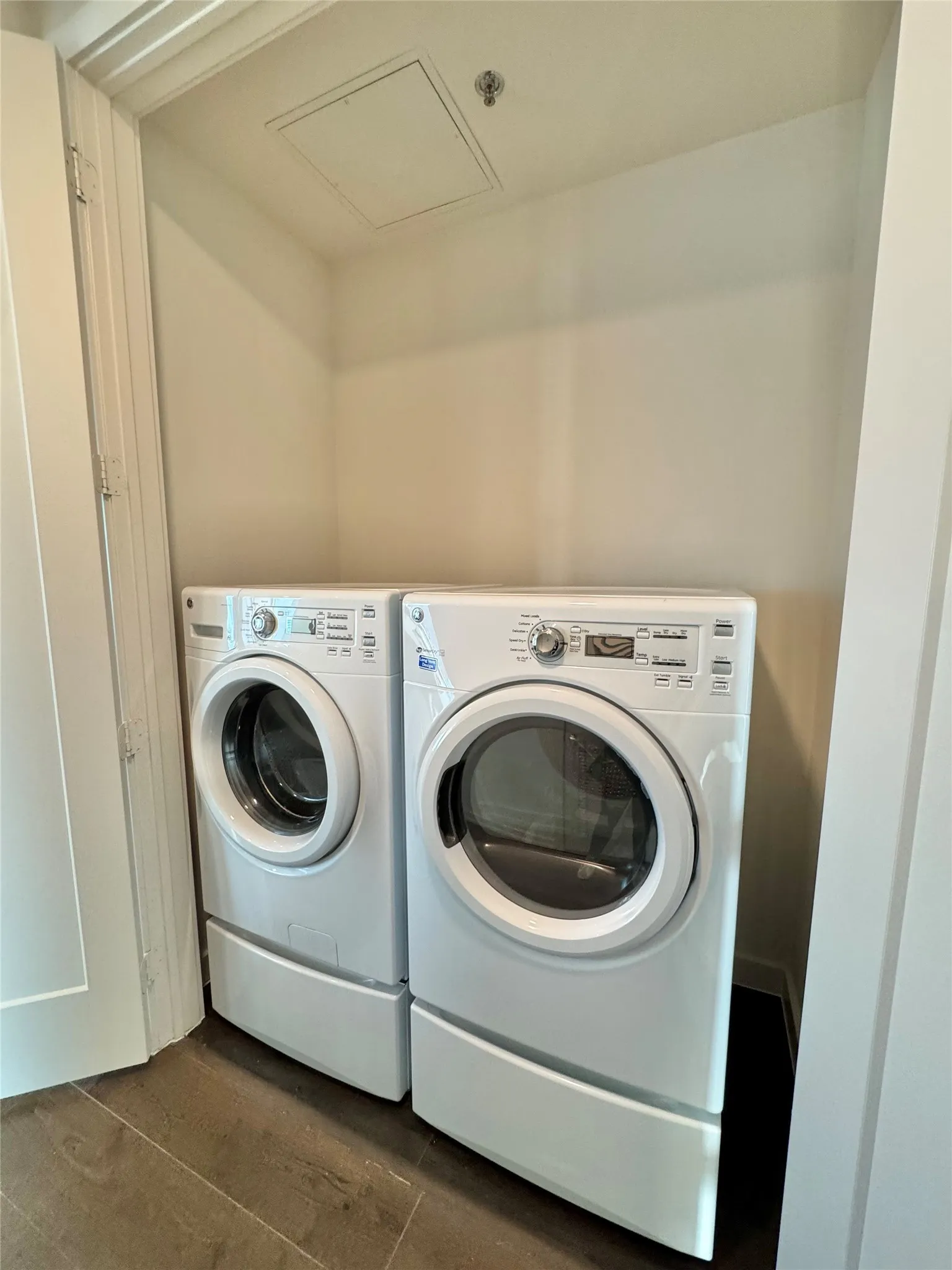Laundry area featuring washer and dryer