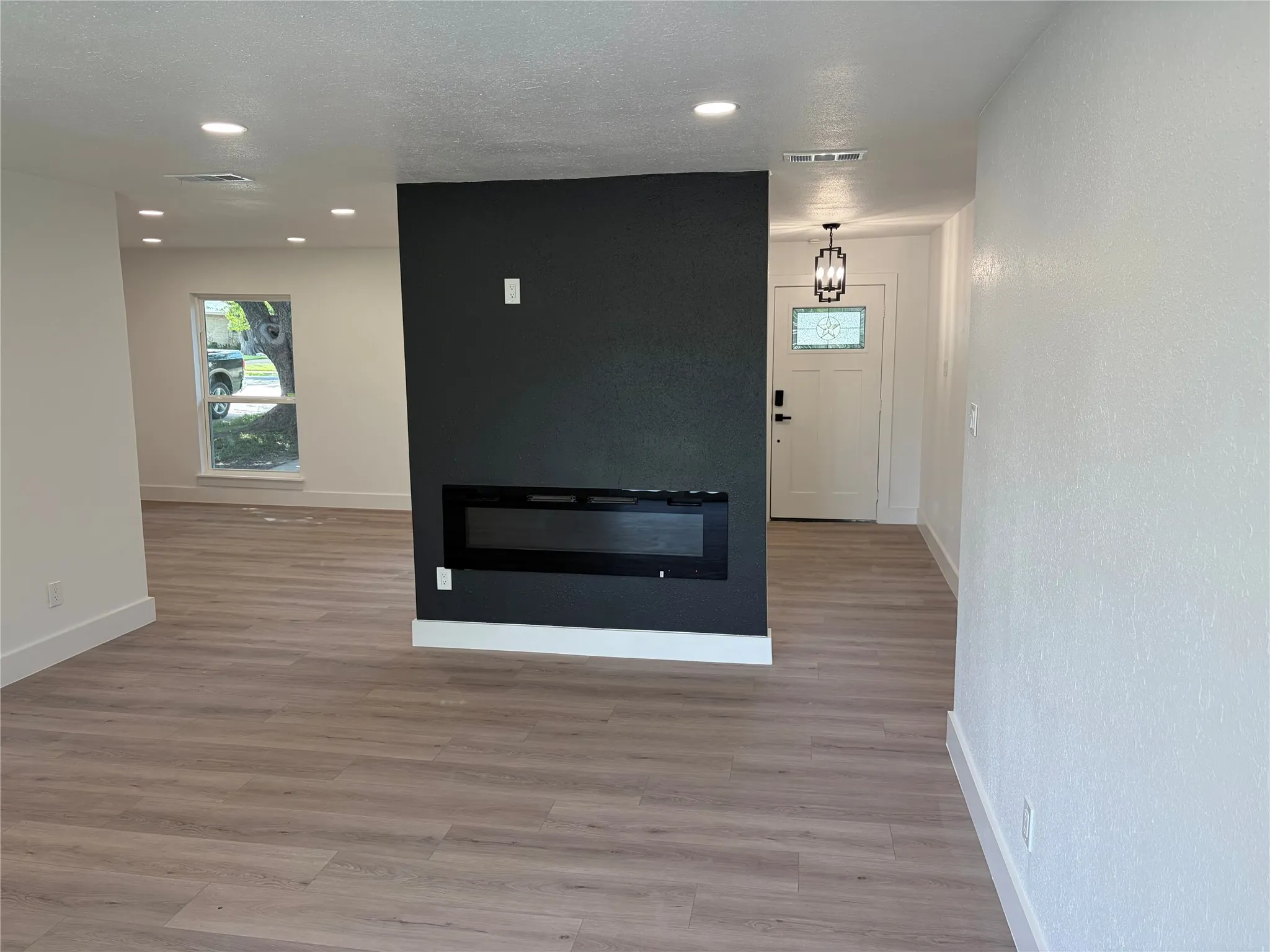 Electric Fireplace with TV Wall