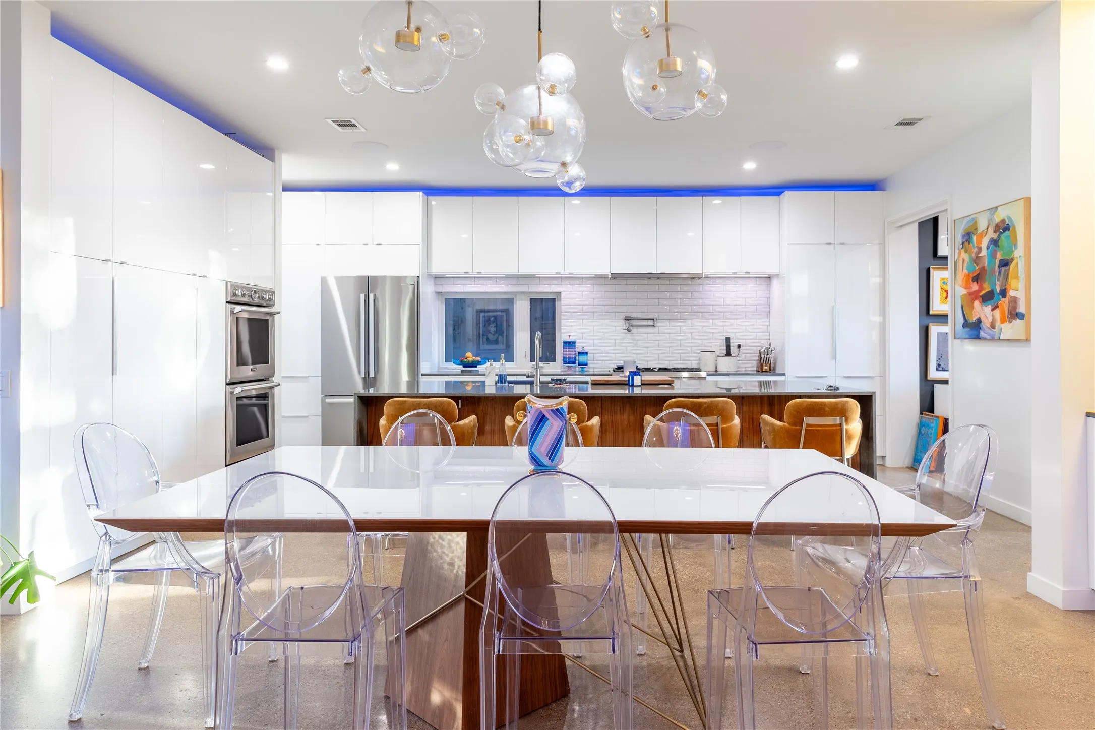 Center-island kitchen with abundant cabinetry and amenities. A perfect home for entertaining.