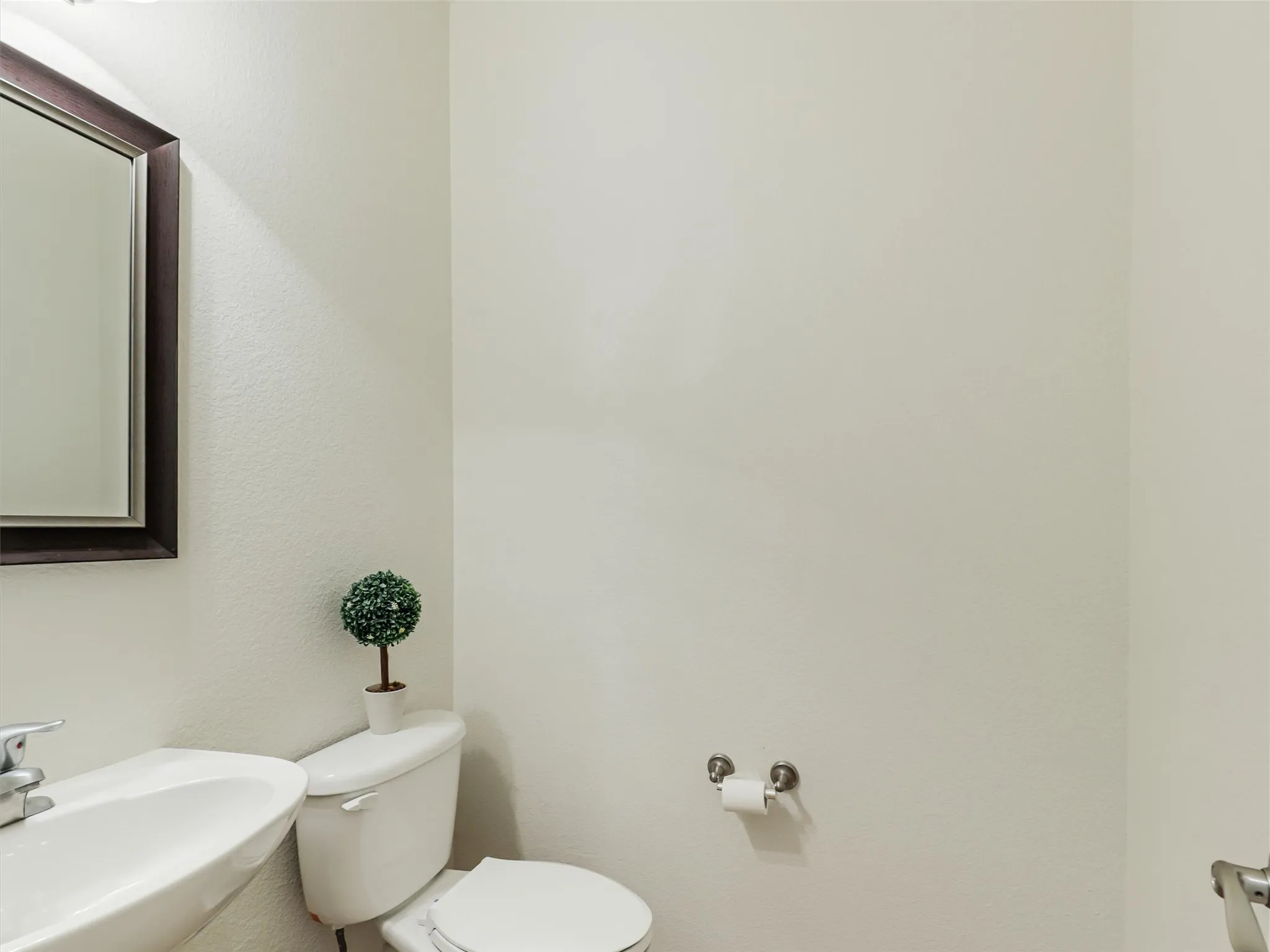 Downstairs half bath