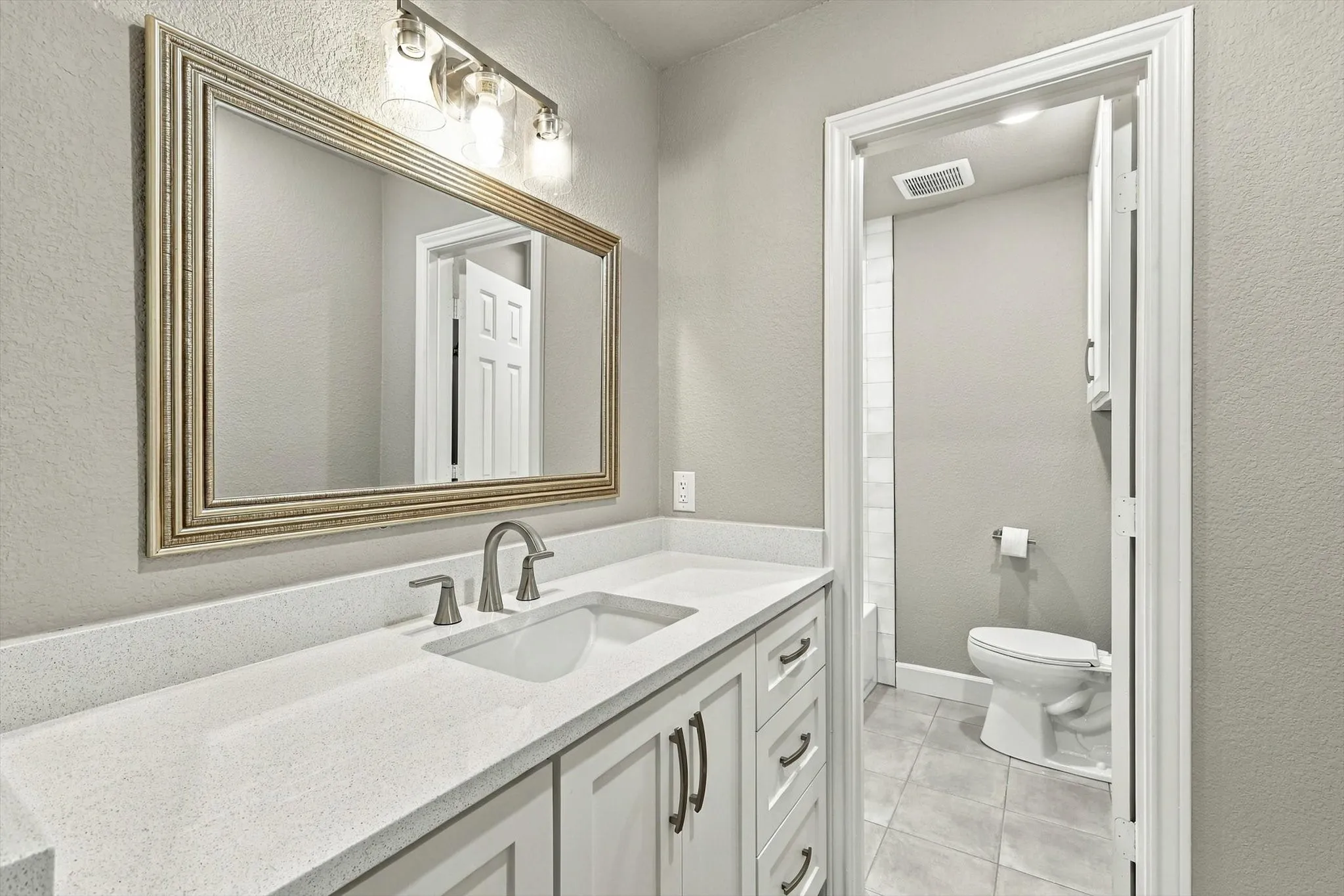 Virtually staged bedroom