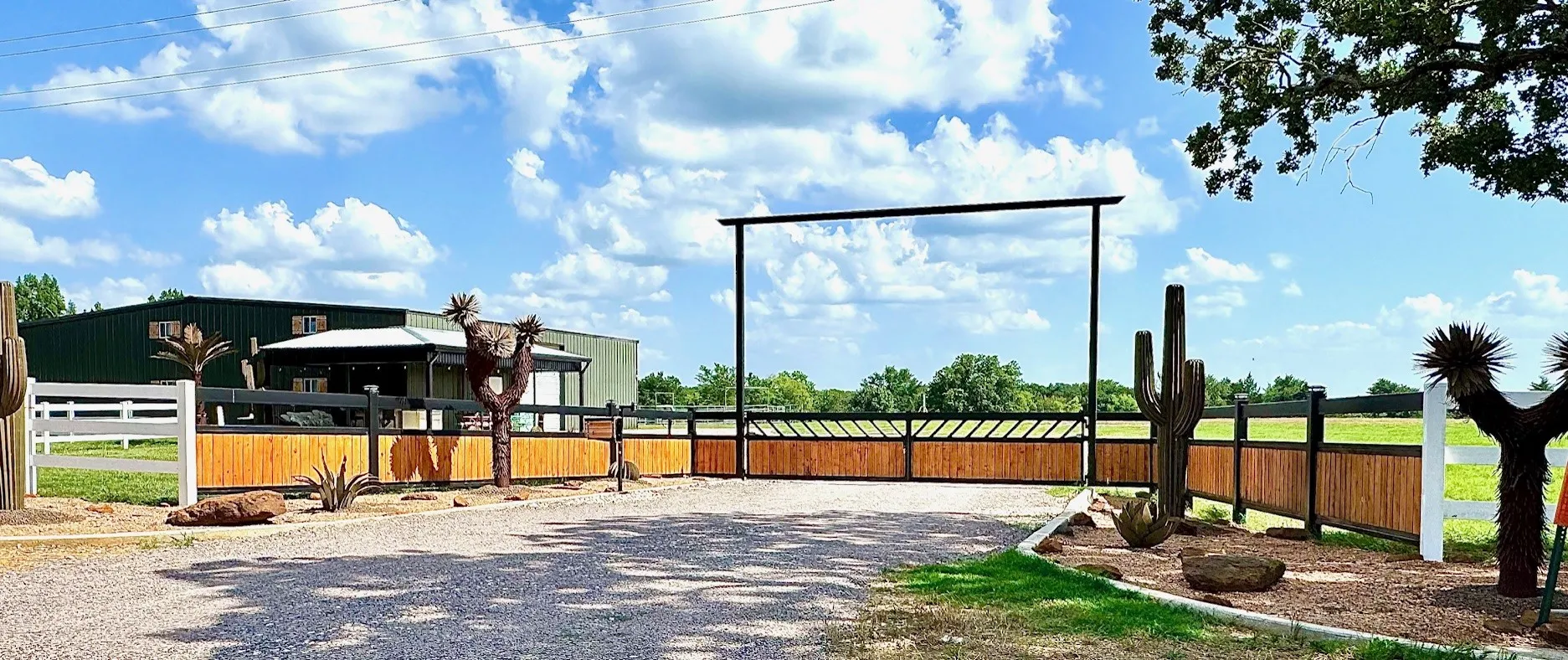 View of gate