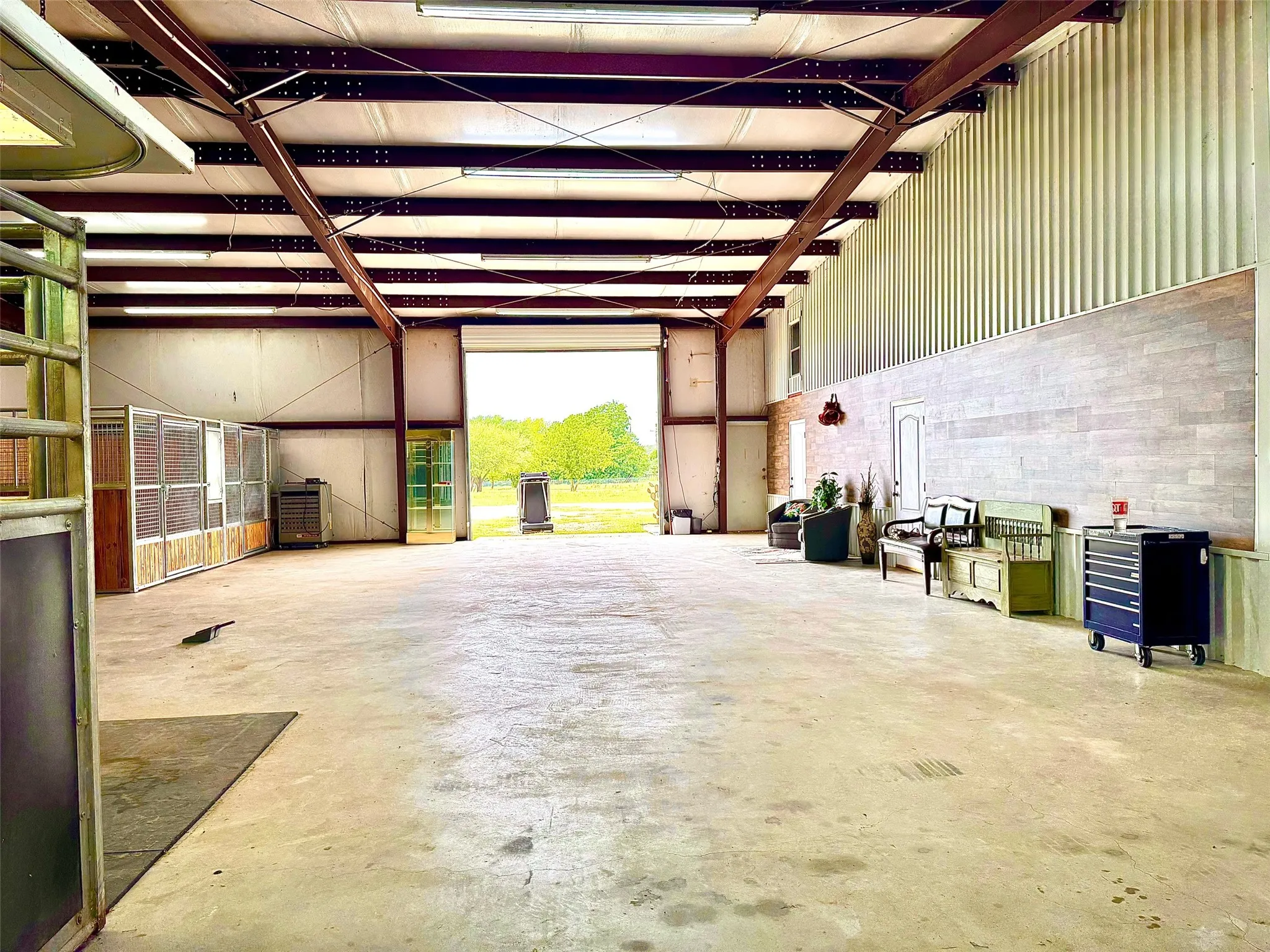 barn interior