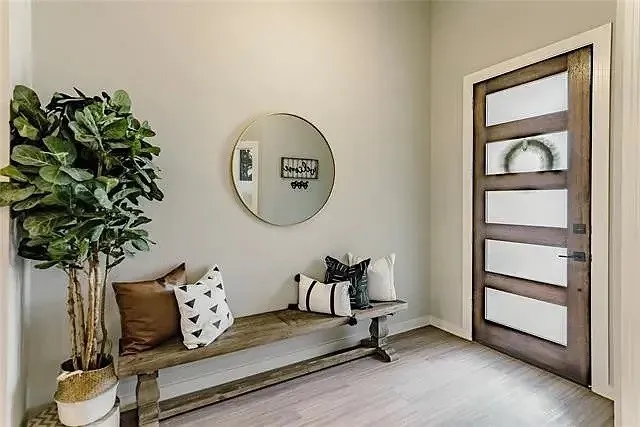 Foyer with Luxury Vinyl Plank