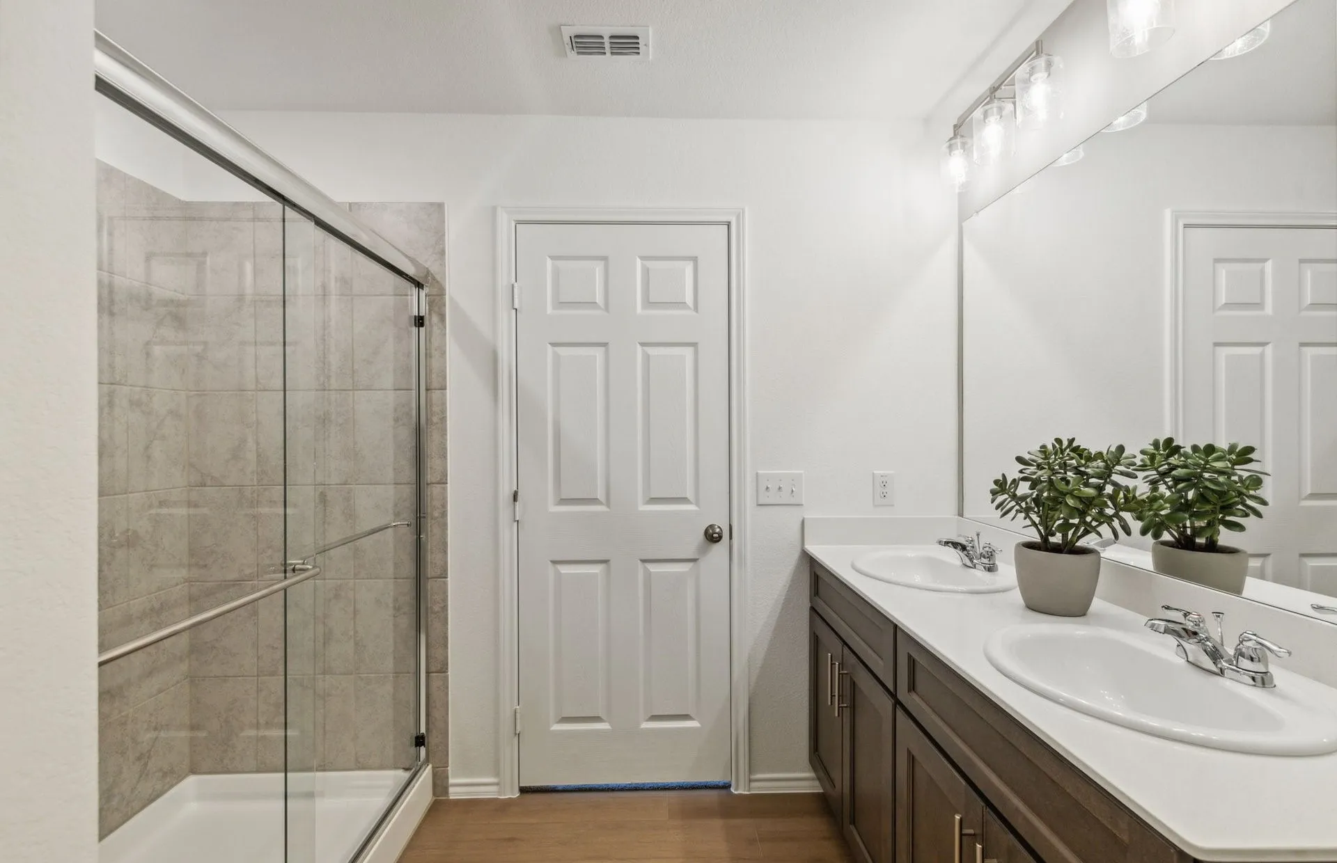 *Model Representation - Owner's private bath with double vanity