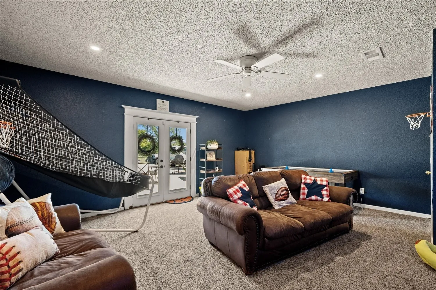 Being used as a game room