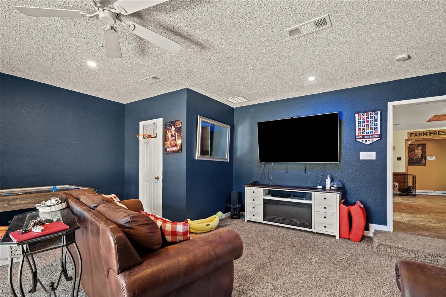 Being used as a game room