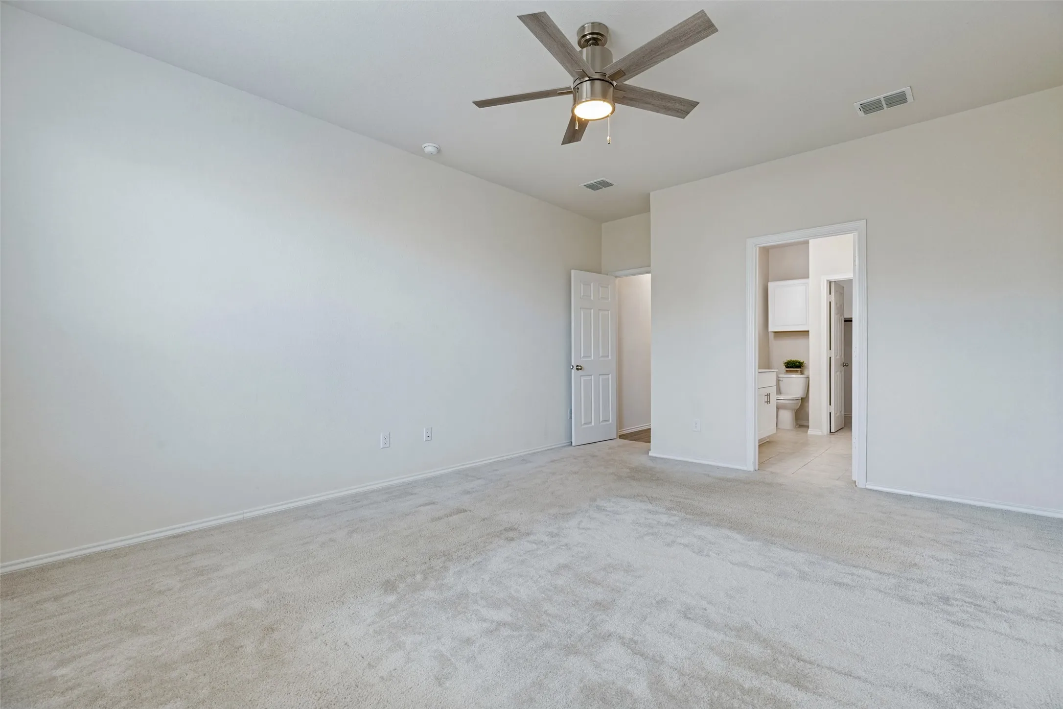 Private master retreat with an ensuite bathroom