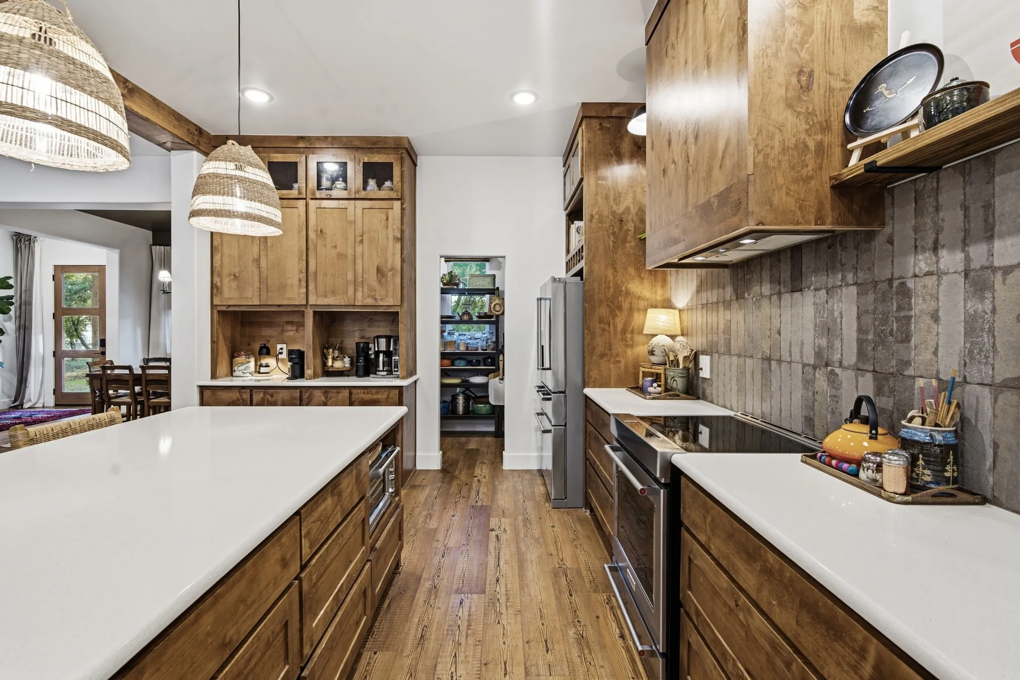 Amazing oversized pantry off the kitchen