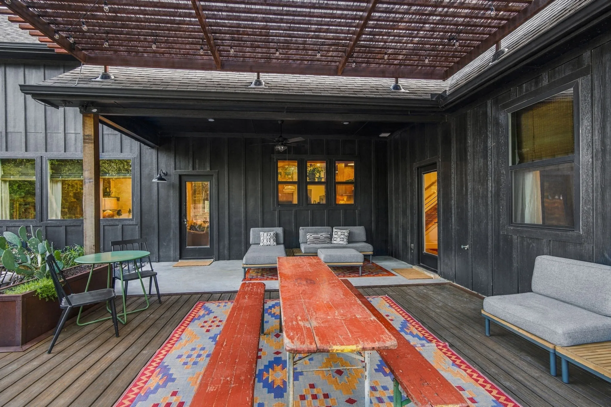 Covered patio