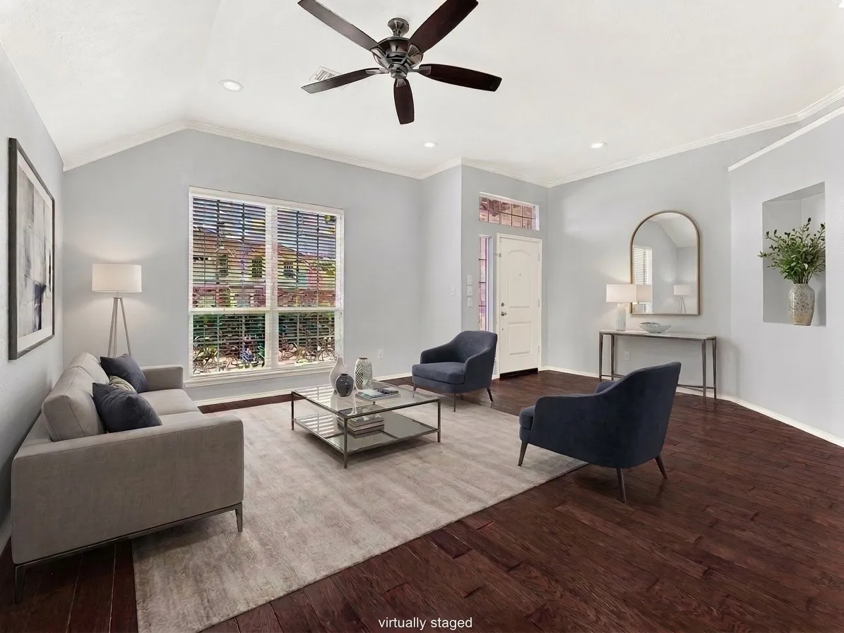 Welcome in!  Formal living area off the entry way