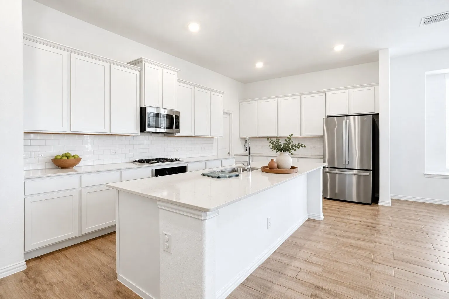 Kitchen; Photo has been digitally enhanced and/or virtually staged using AI.