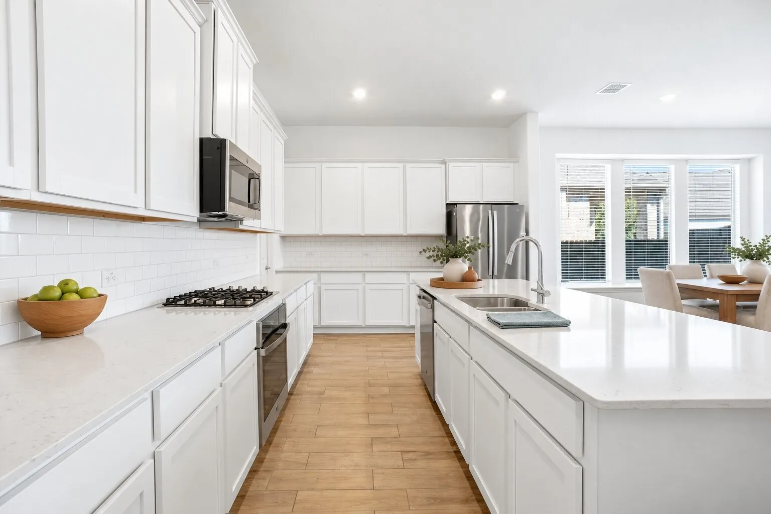 Kitchen; Photo has been digitally enhanced and/or virtually staged using AI.