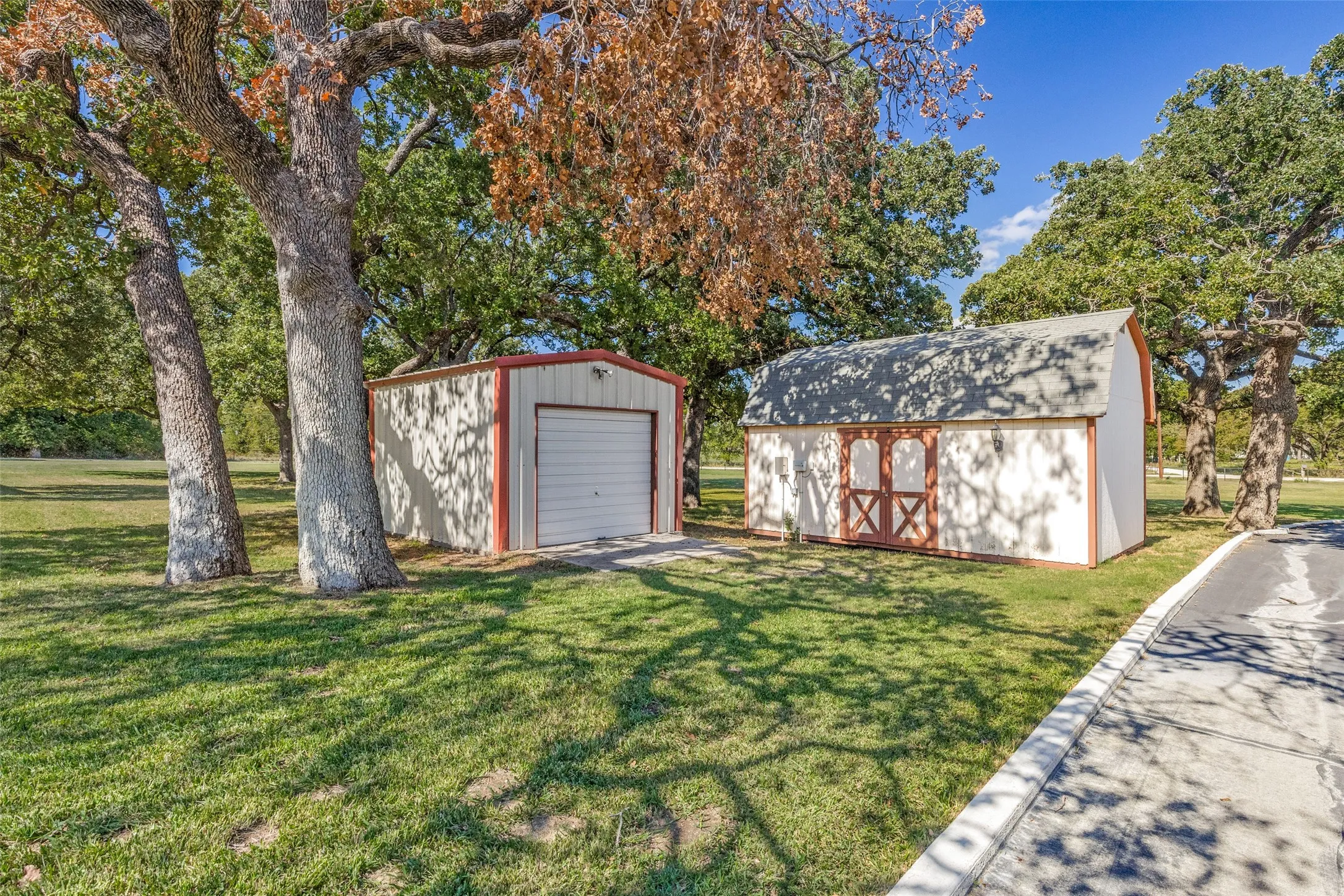 Exterior sheds