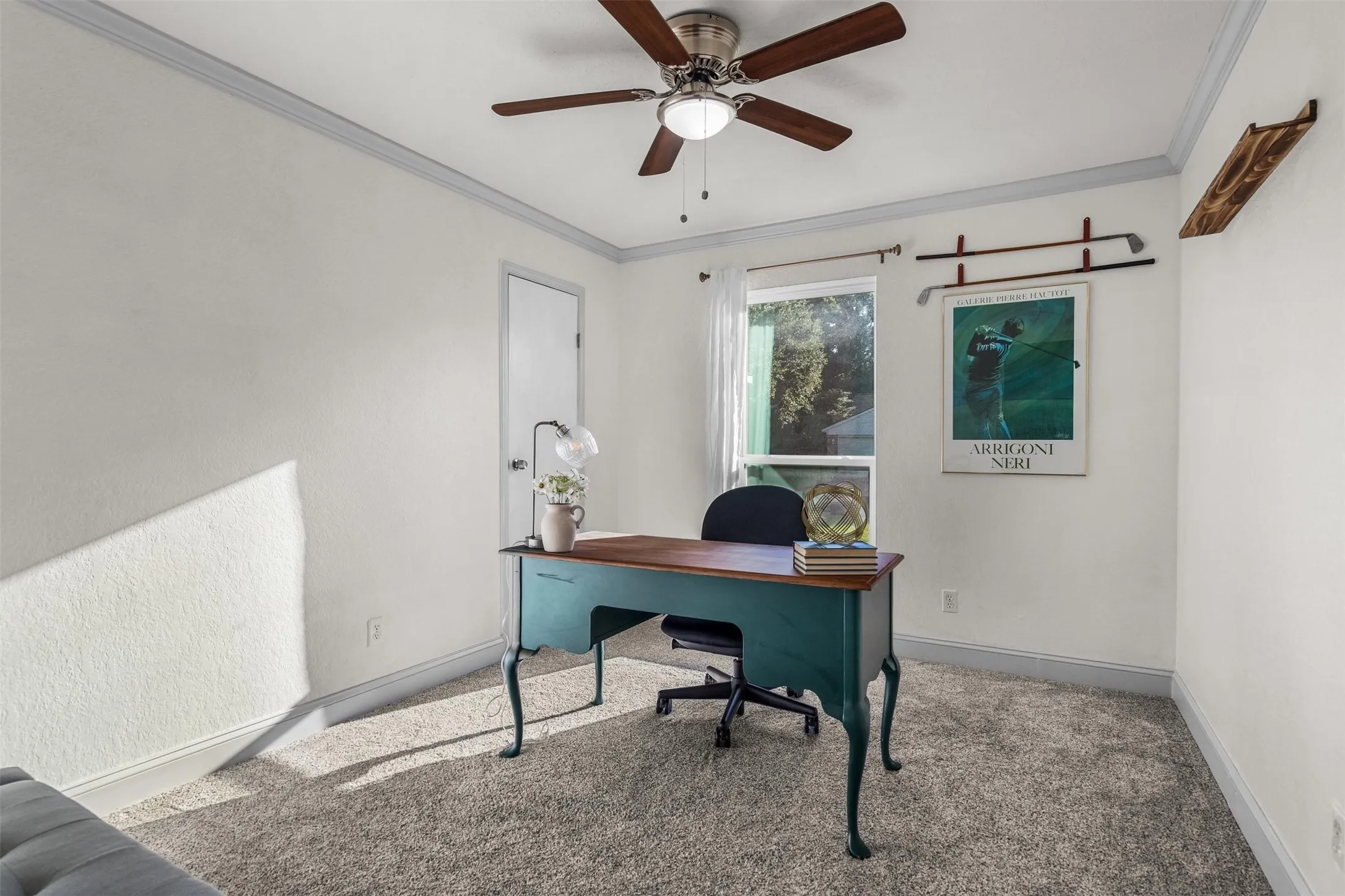 Third bedroom, shown as a home office.