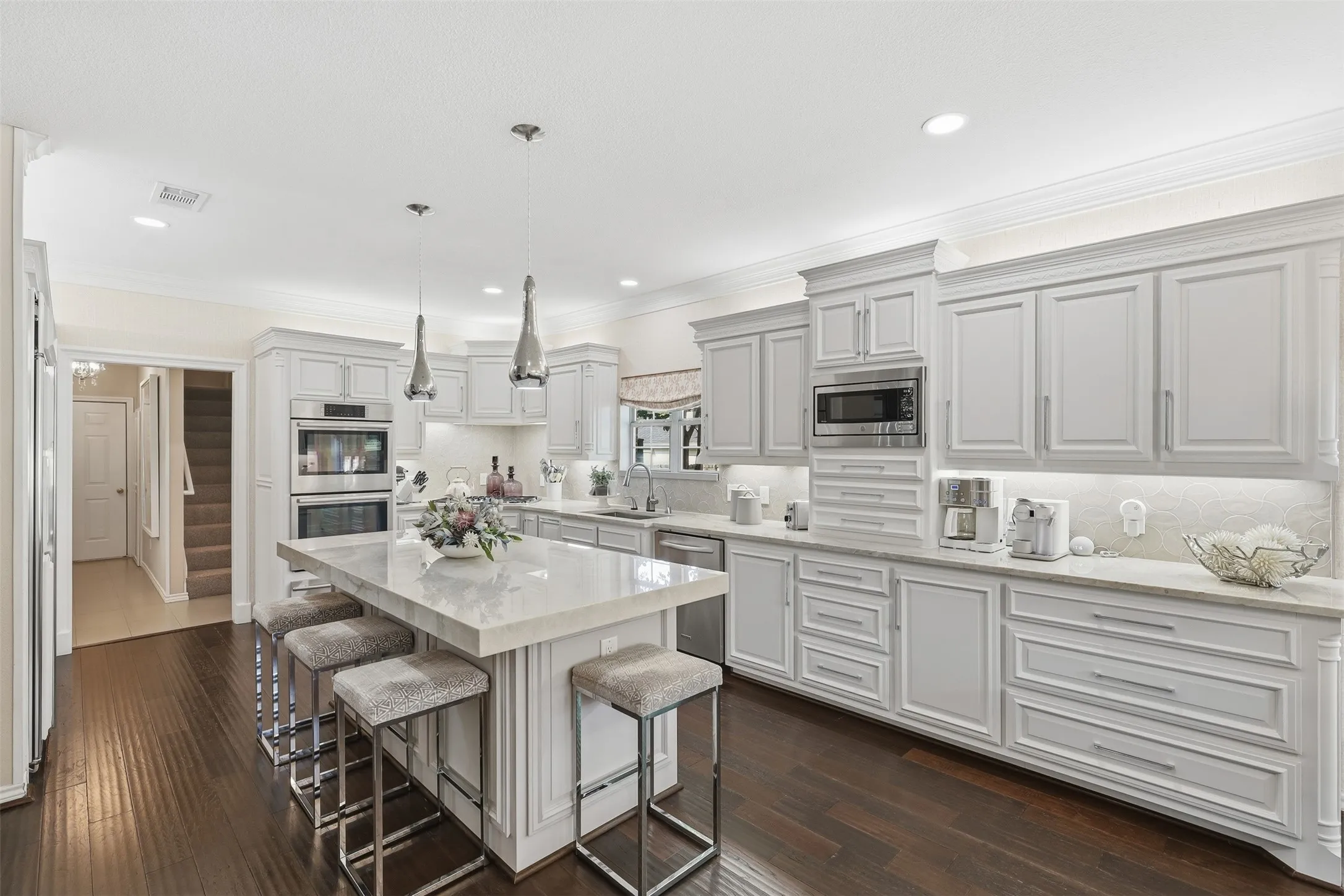 Amazing updated kitchen with gorgeous cabinets