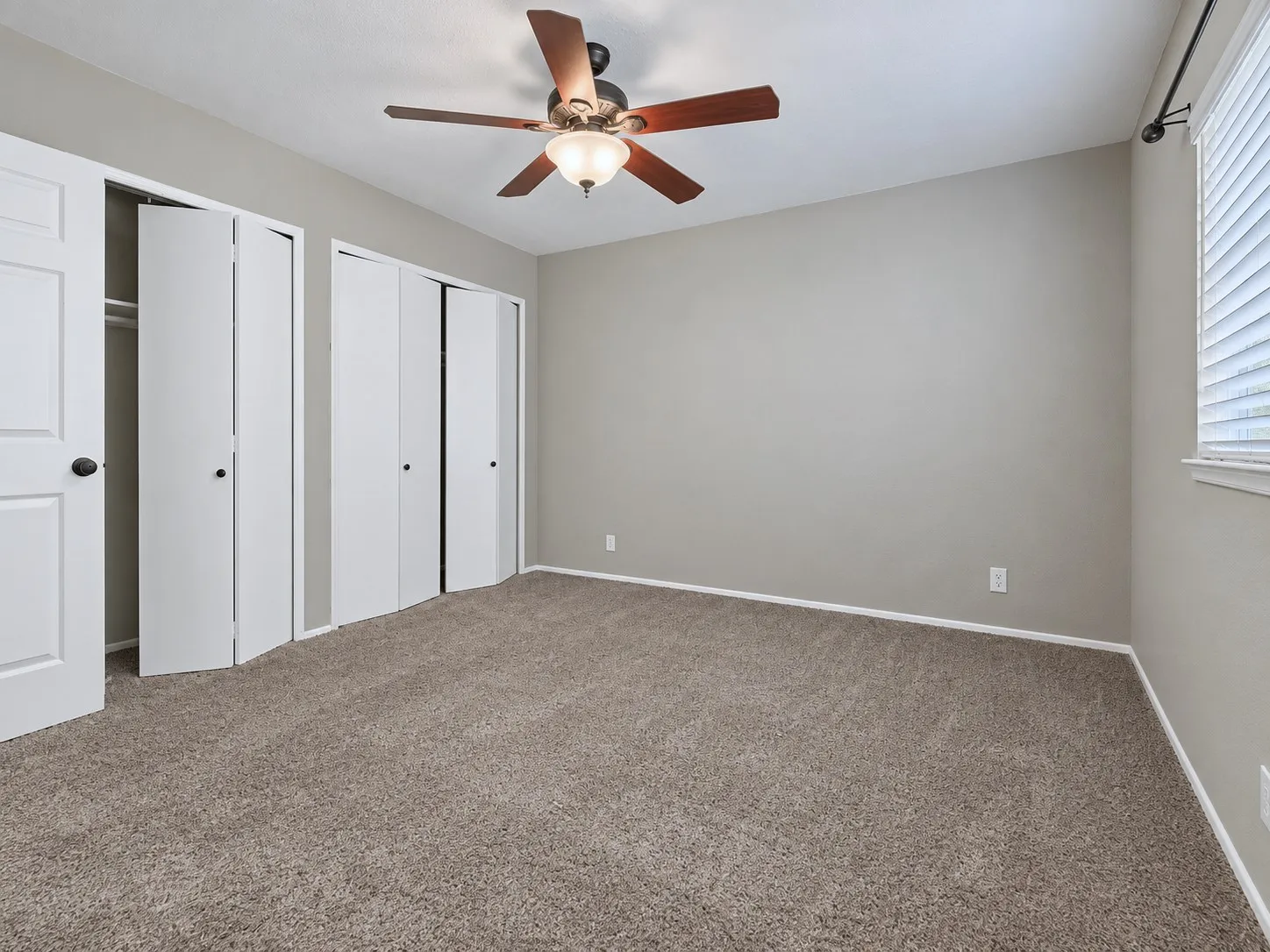 Primary Bedroom with double closets