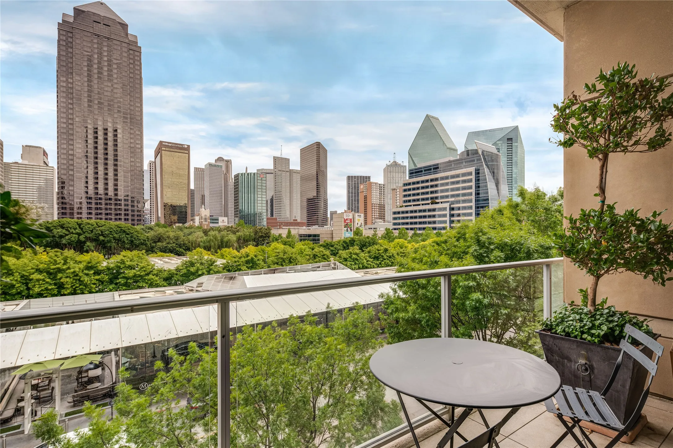 Striking views of downtown Dallas.