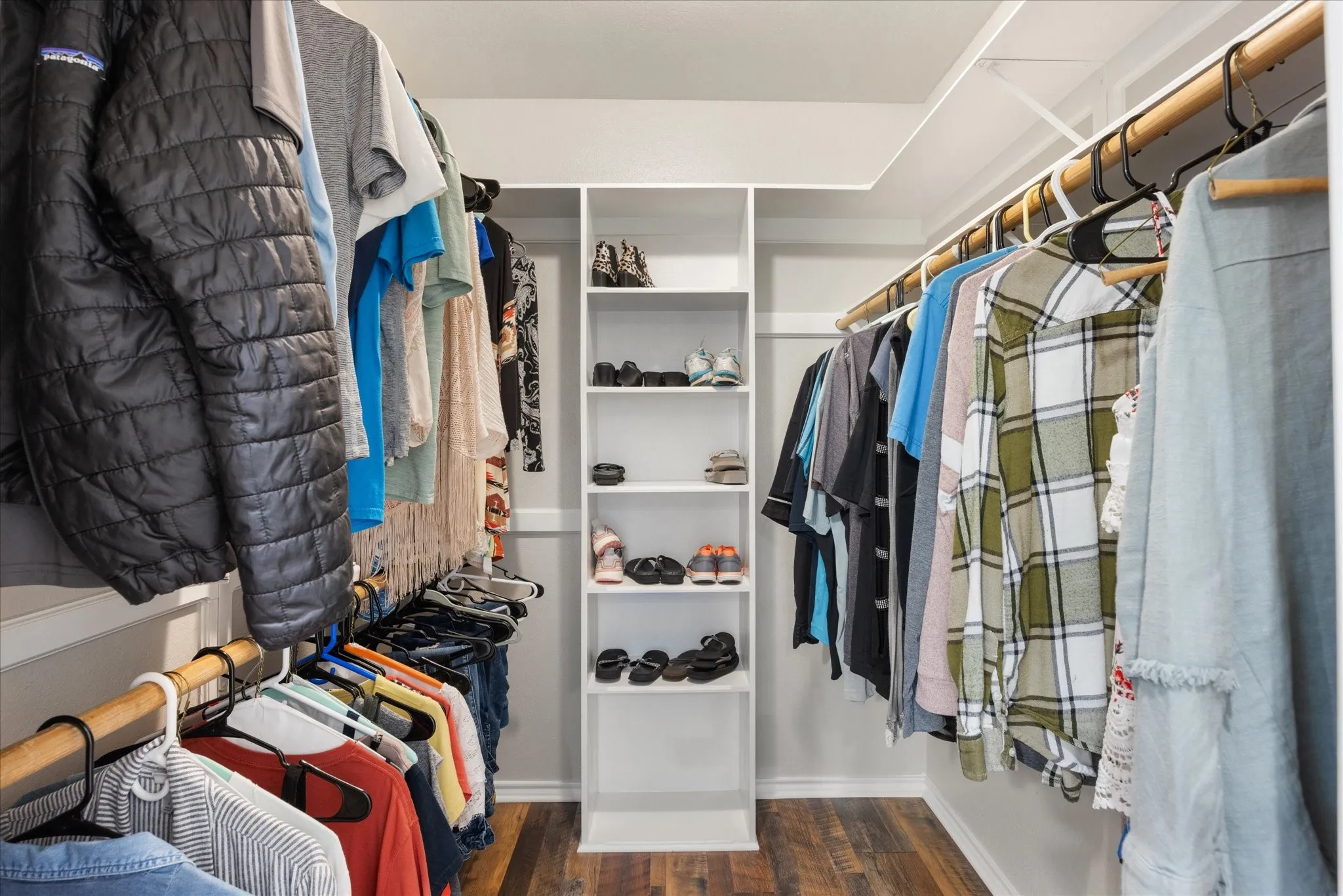 Primary closet