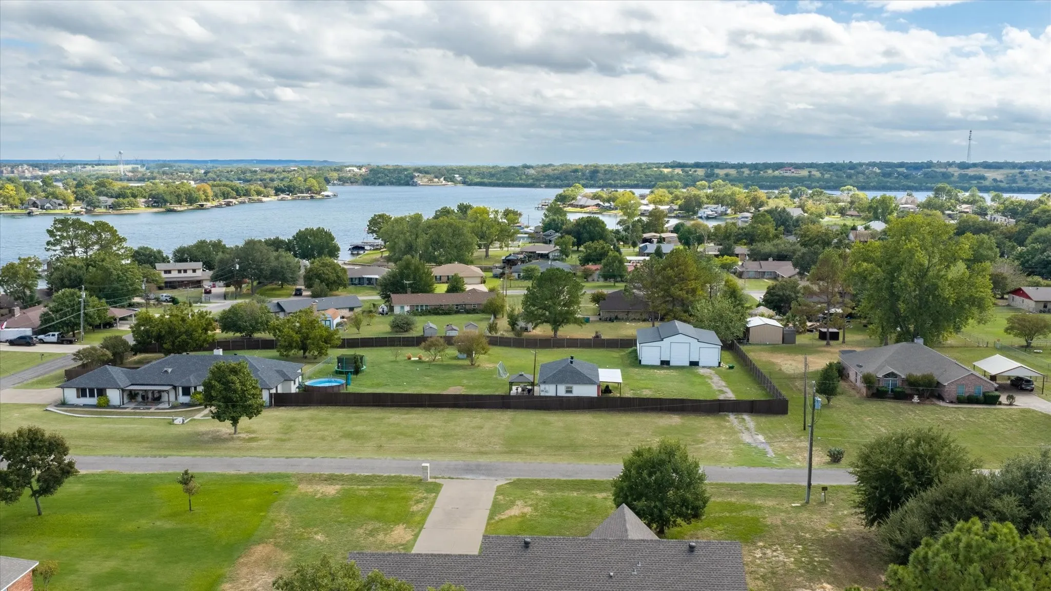 Lake is super close.  You can watch fireworks from your front porch without having to fight Granbury traffic.