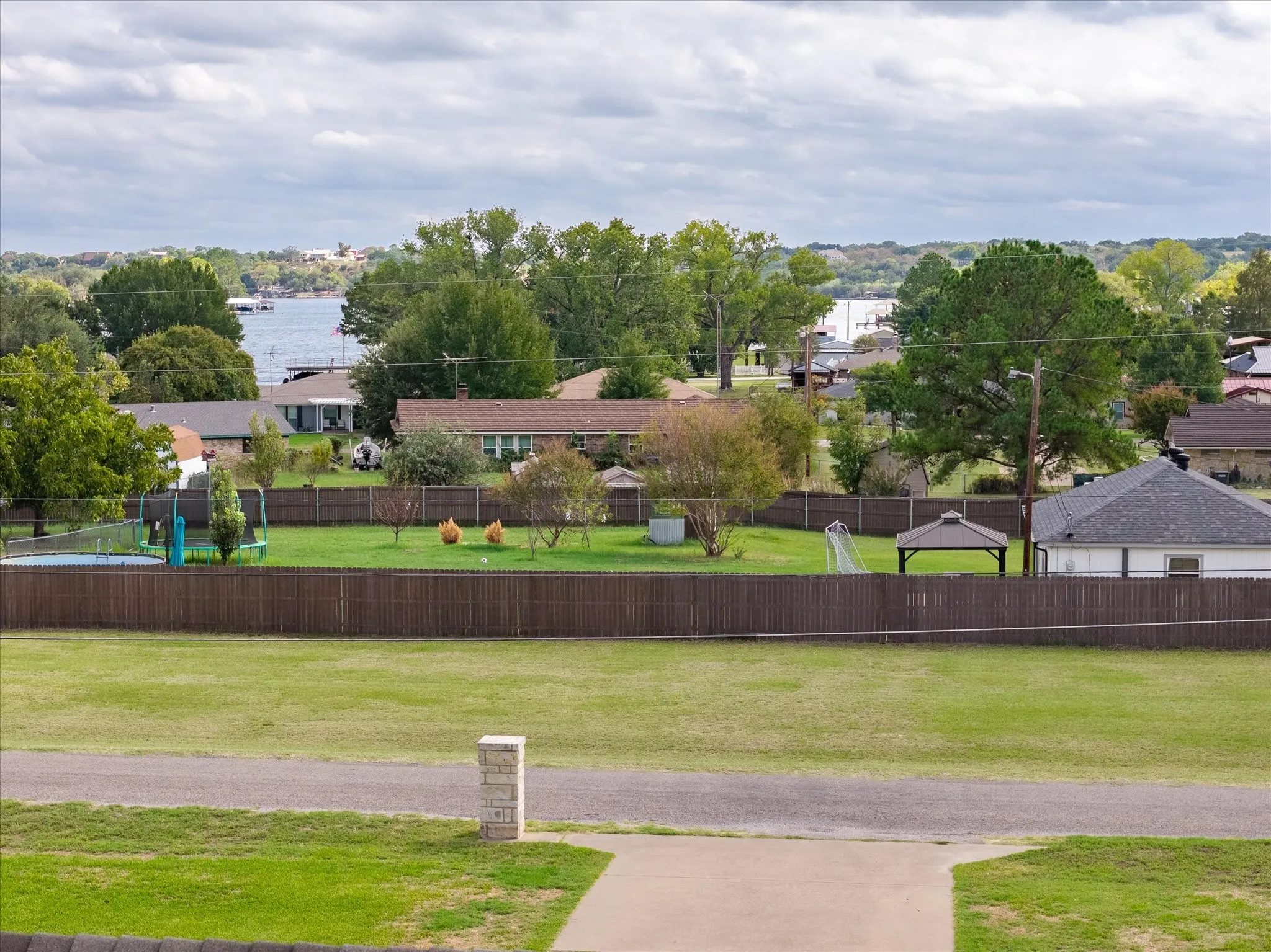 Lake is super close.  You can watch fireworks from your front porch without having to fight Granbury traffic.