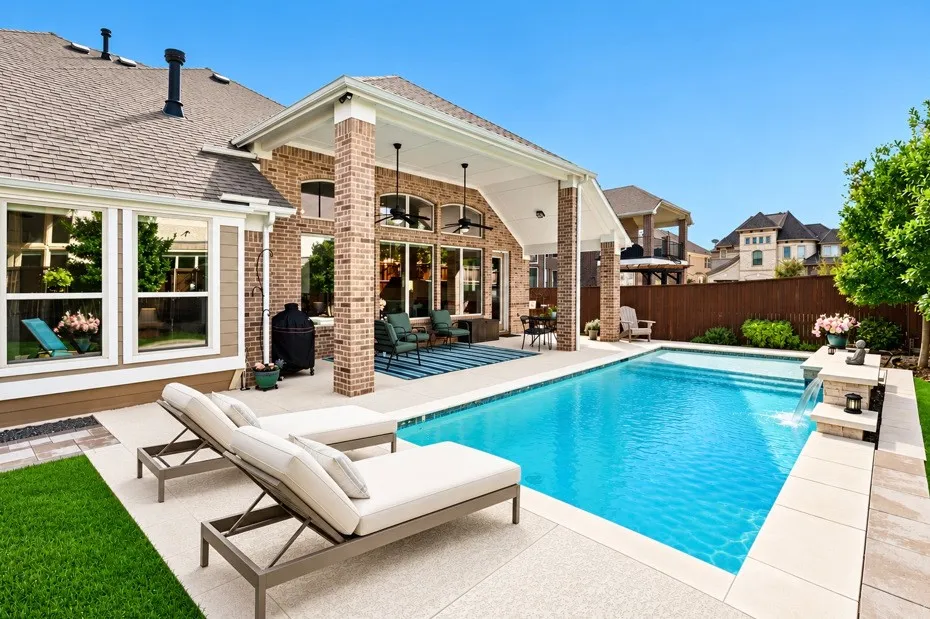 Backyard and Pool