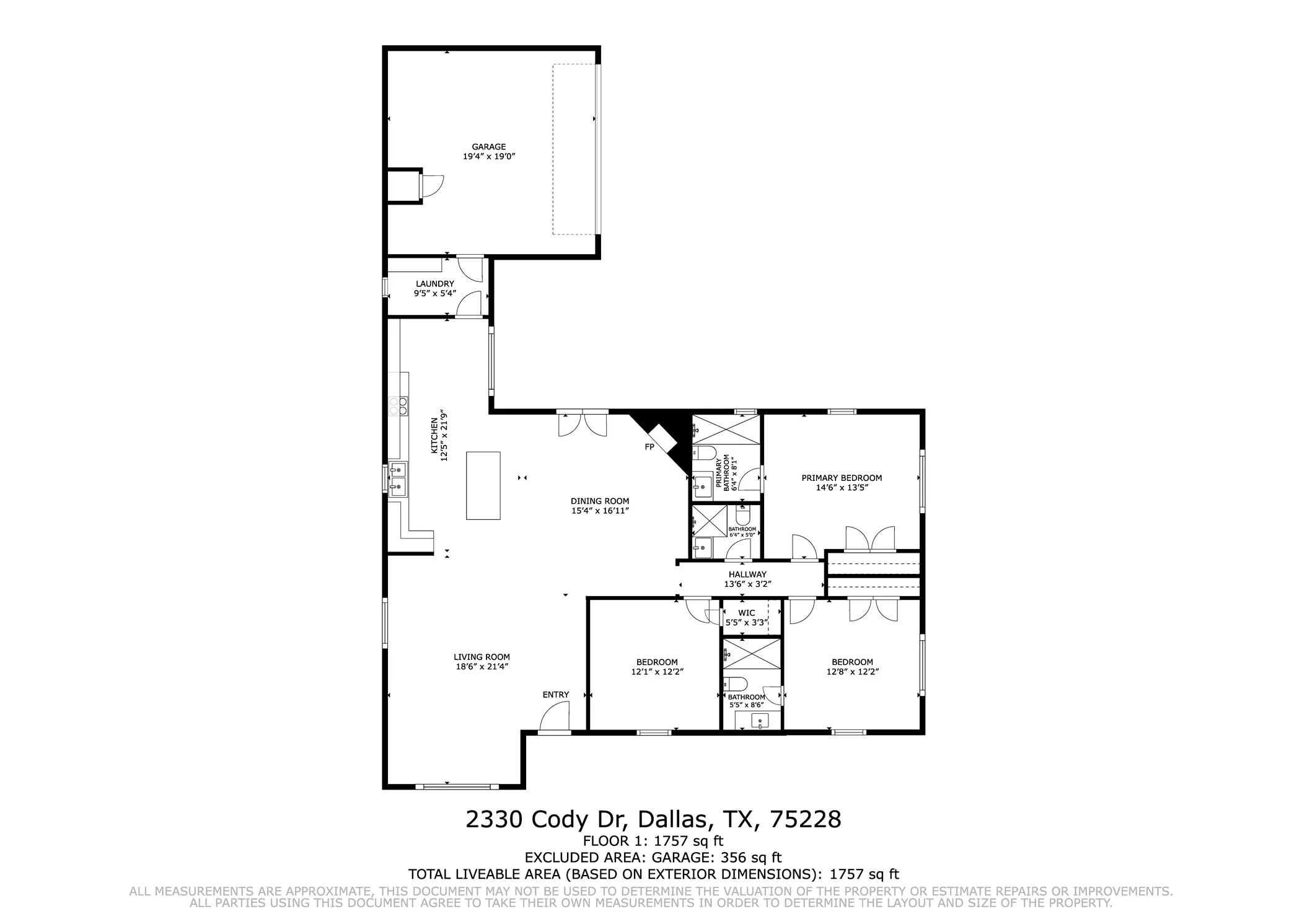 Single Family Residence For Rent in Dallas County , 2330 Cody Drive, Dallas, Texas 75228, 3 Bedroom, 3 Bathroom, 2 Garage spaces, 1,757 Sqft, built in 1962, mls#21404287, Real Estate Agent in Dallas, Homes For Rent in Dallas county, Homes For Rent in Dallas, Realtor in Dallas Texas, Real Estate Brokerage Independent Realty Texas, Luminita Cordes Realtor