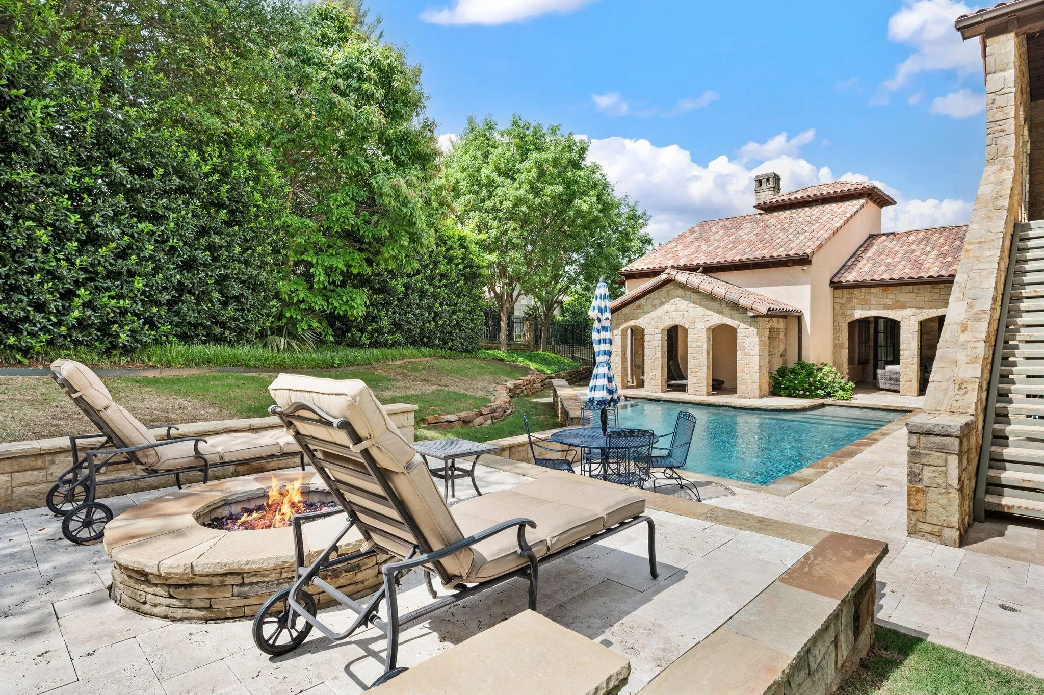 Fire Pit and Pool