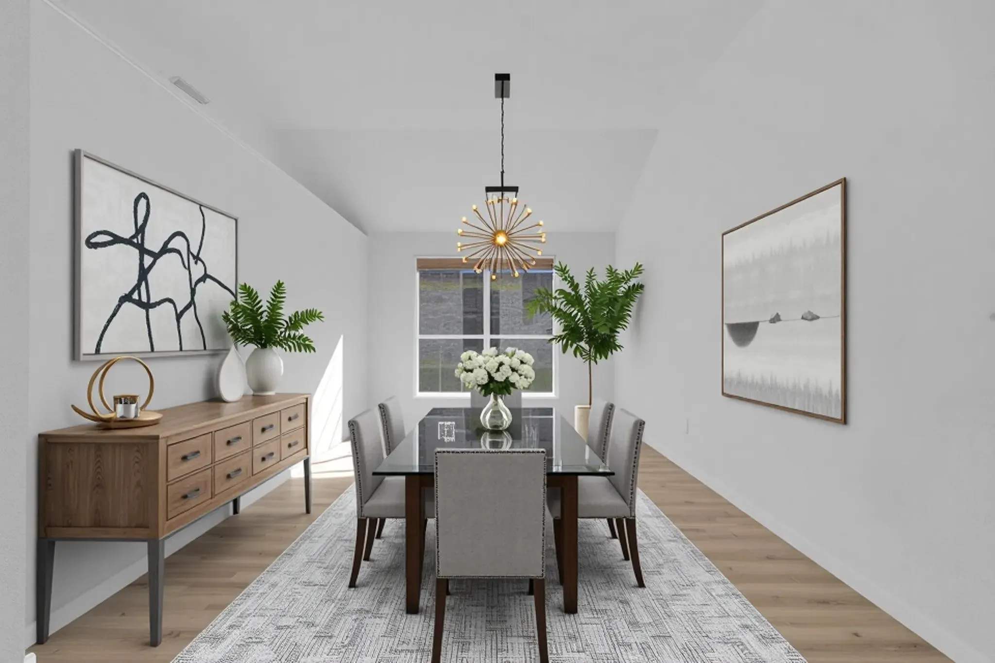 Virtual Staging Dinning room