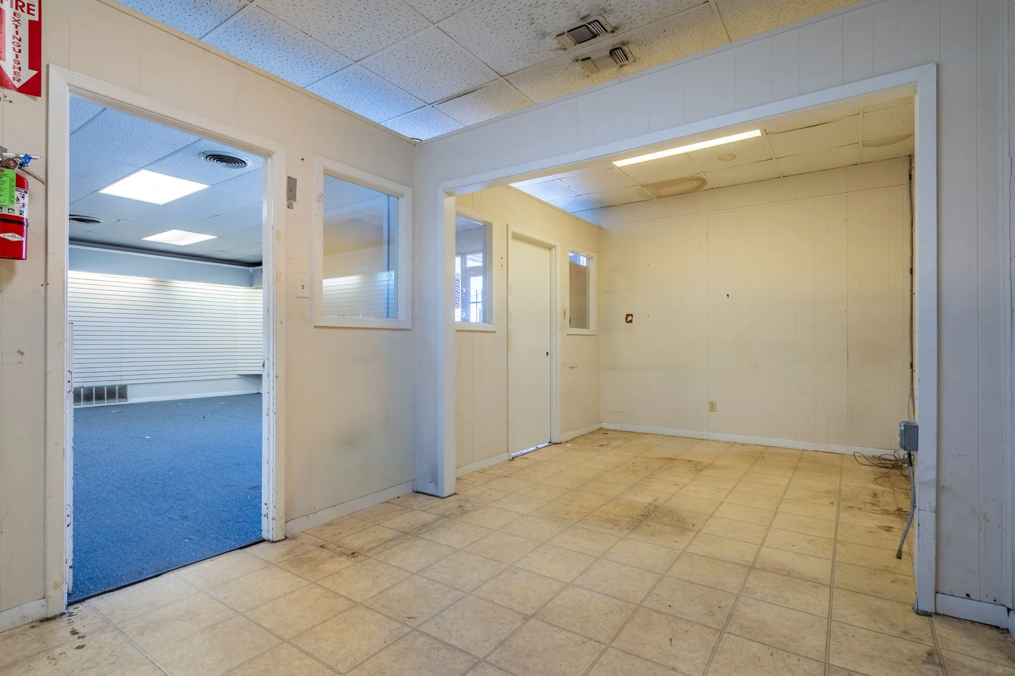 Office space off main "show room"