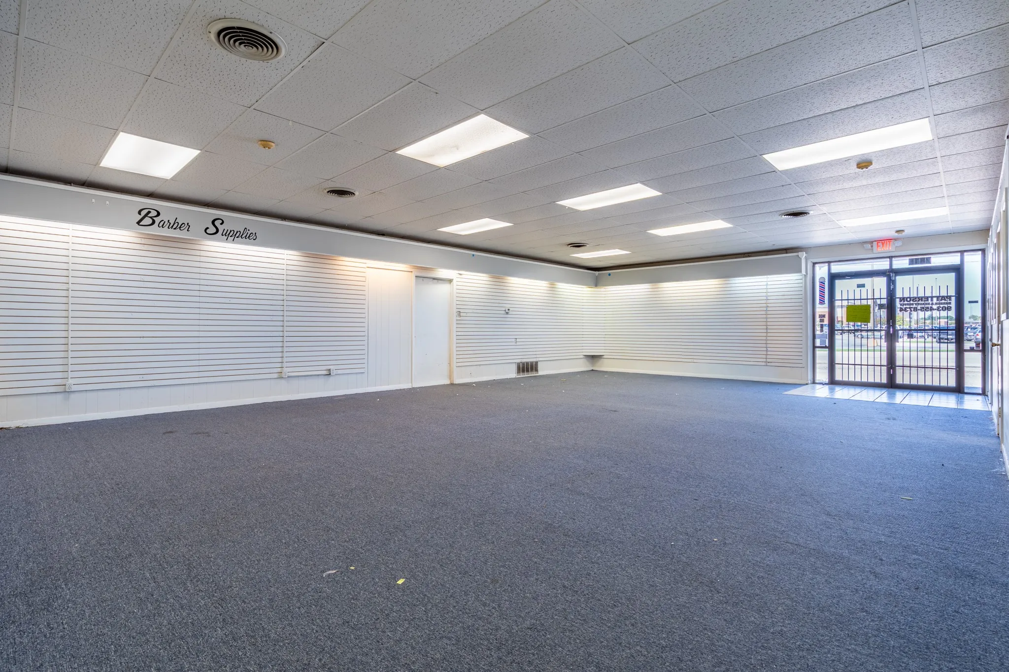Large area for show room or to be divided for other types of business.