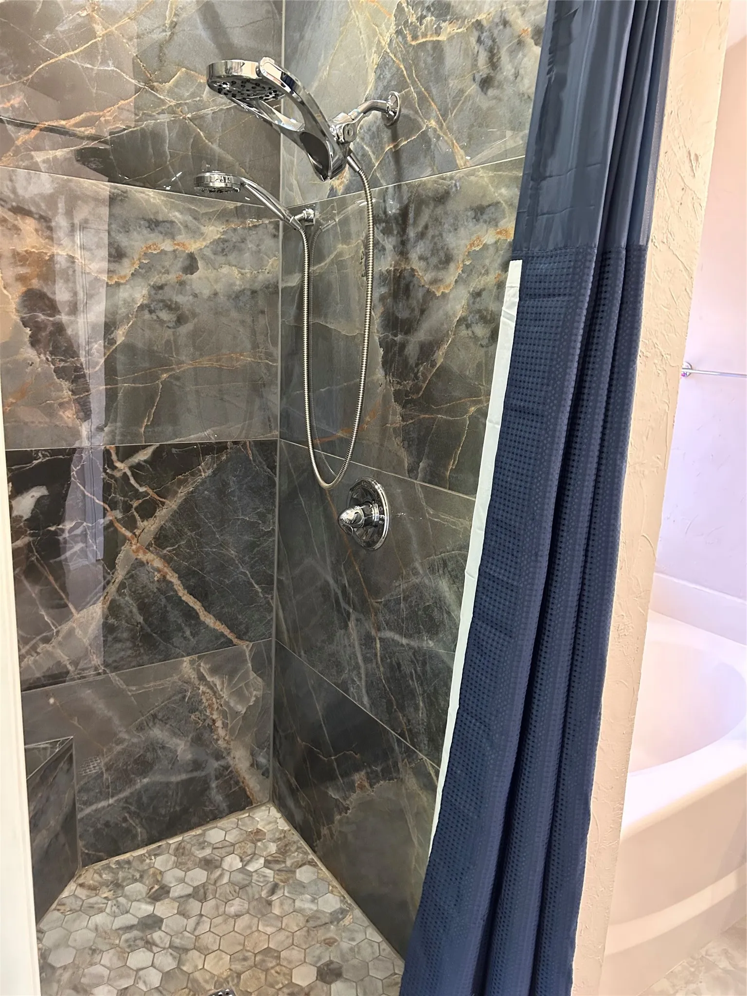 Master shower