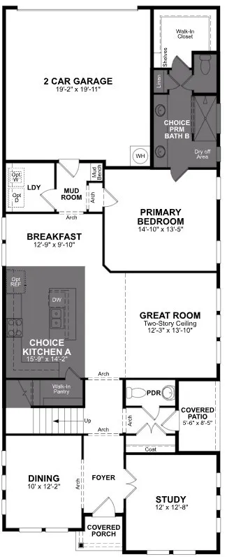 Beazer Homes Wildflower Ranch Marathon Floorplan.