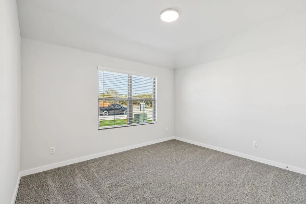 Bedroom in the Oscar home plan – REPRESENTATIVE PHOTO