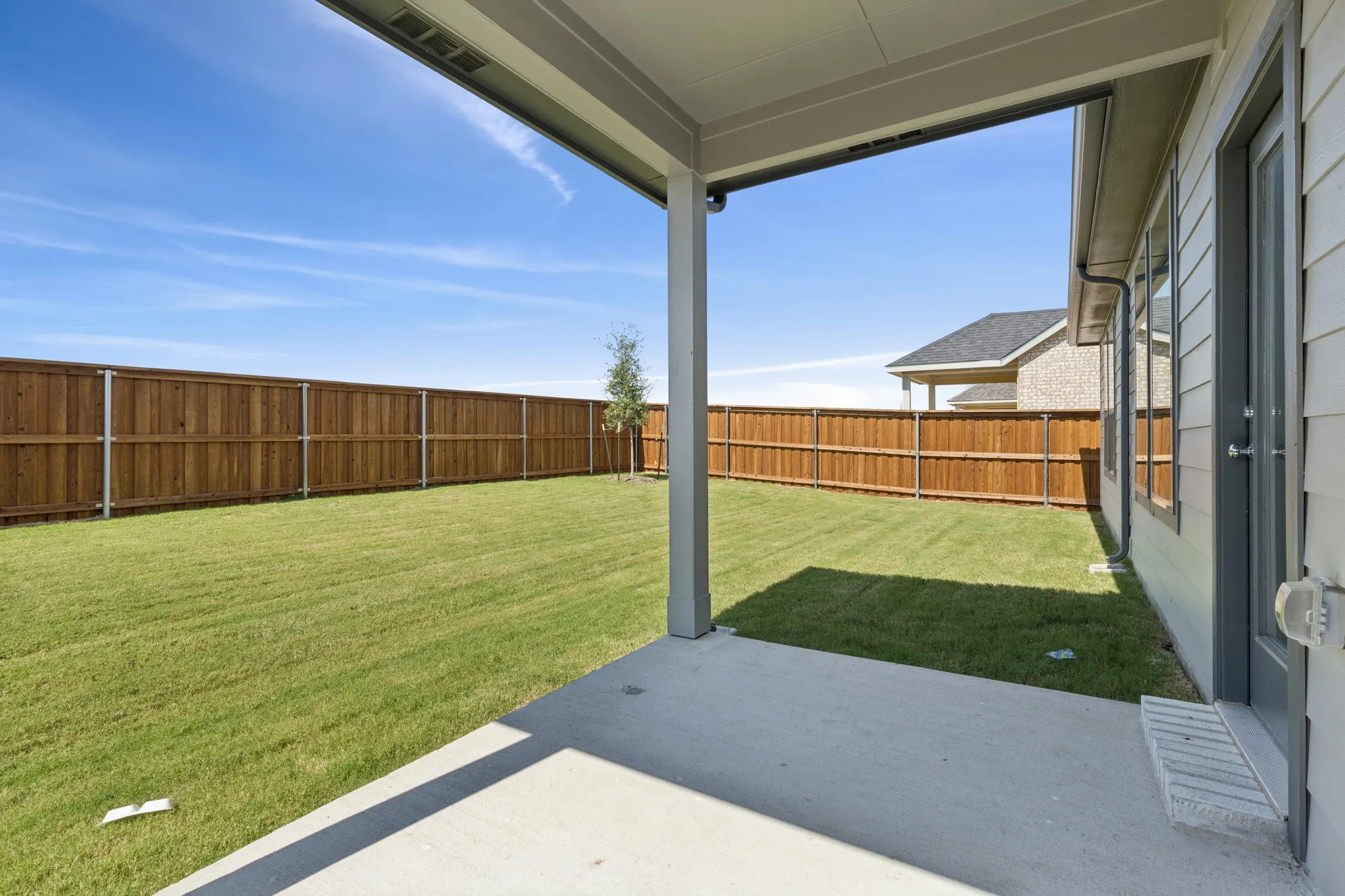 Covered Patio in the Masters home plan – REPRESENTATIVE PHOTO