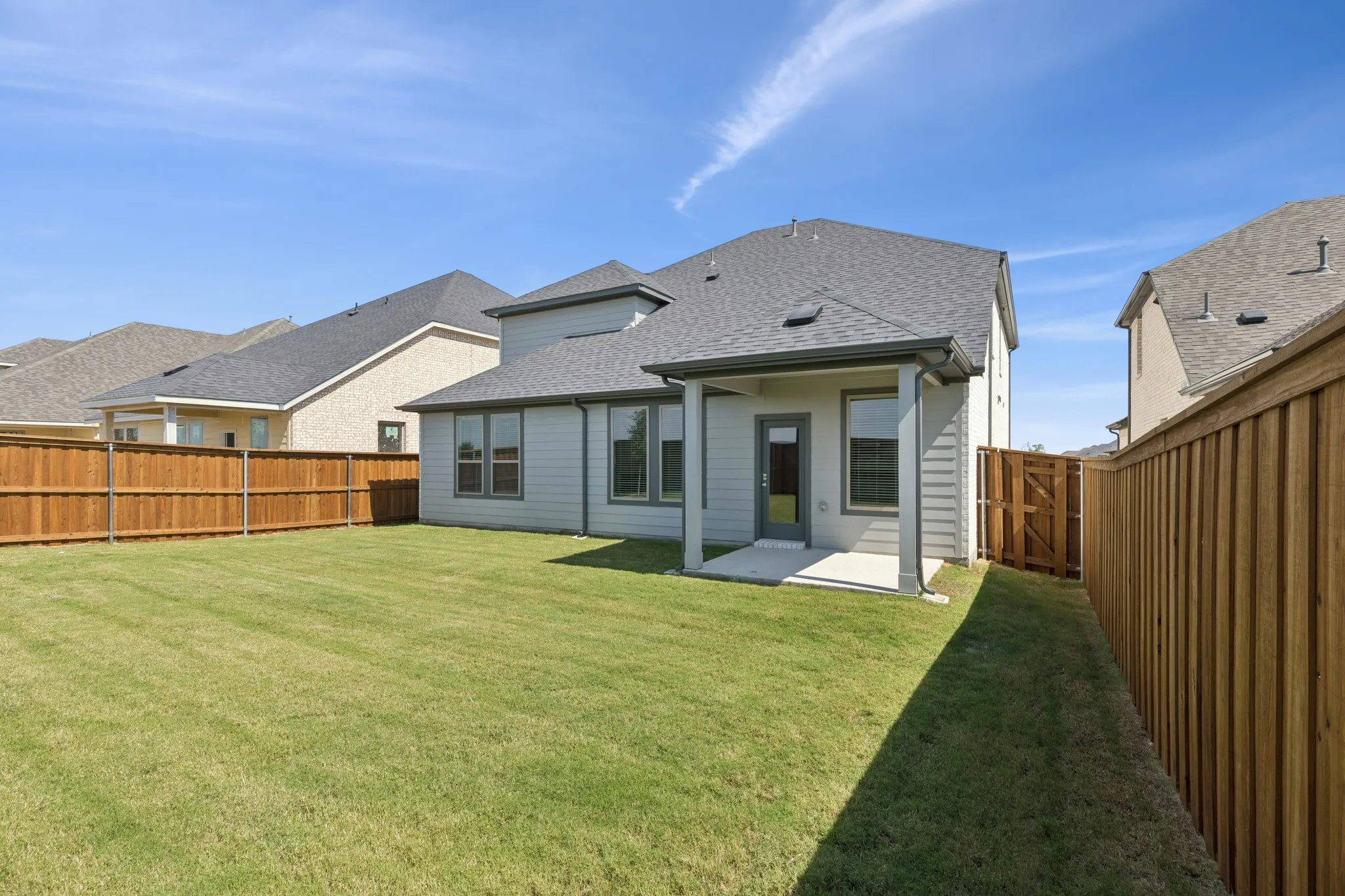 Covered Patio in the Masters home plan – REPRESENTATIVE PHOTO