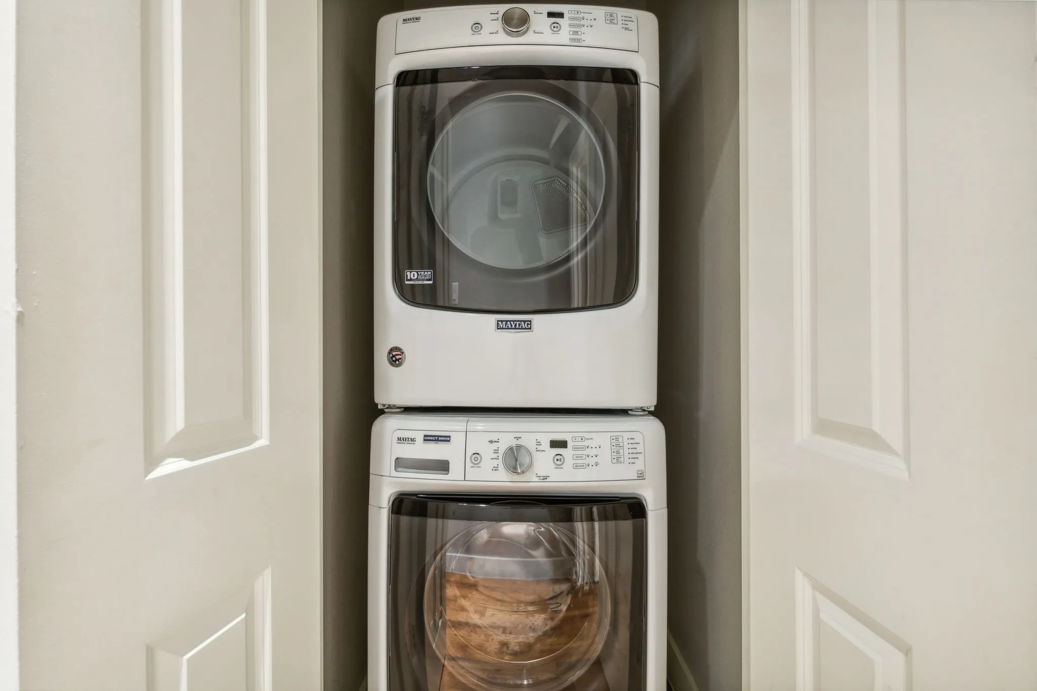 Washer and dryer included
