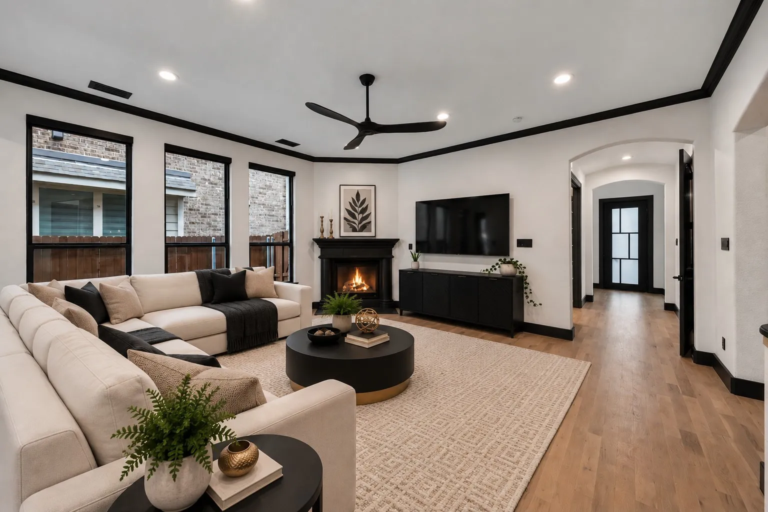 Living Room—Virtually Staged