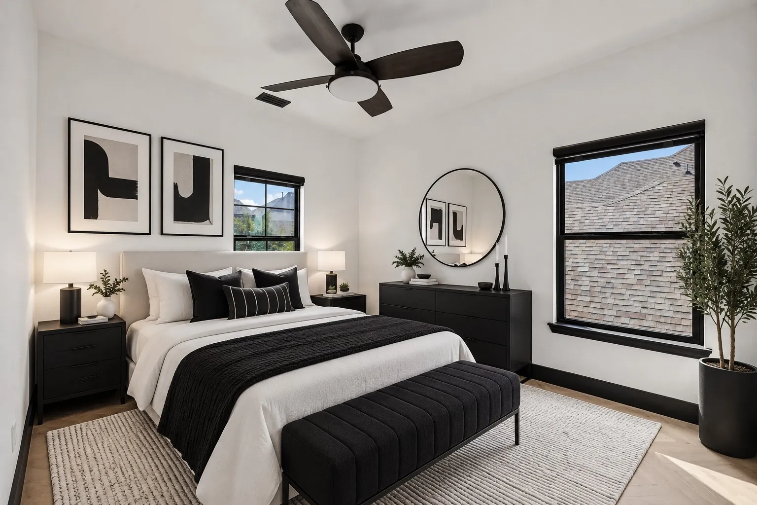 Bedroom—Virtually Staged