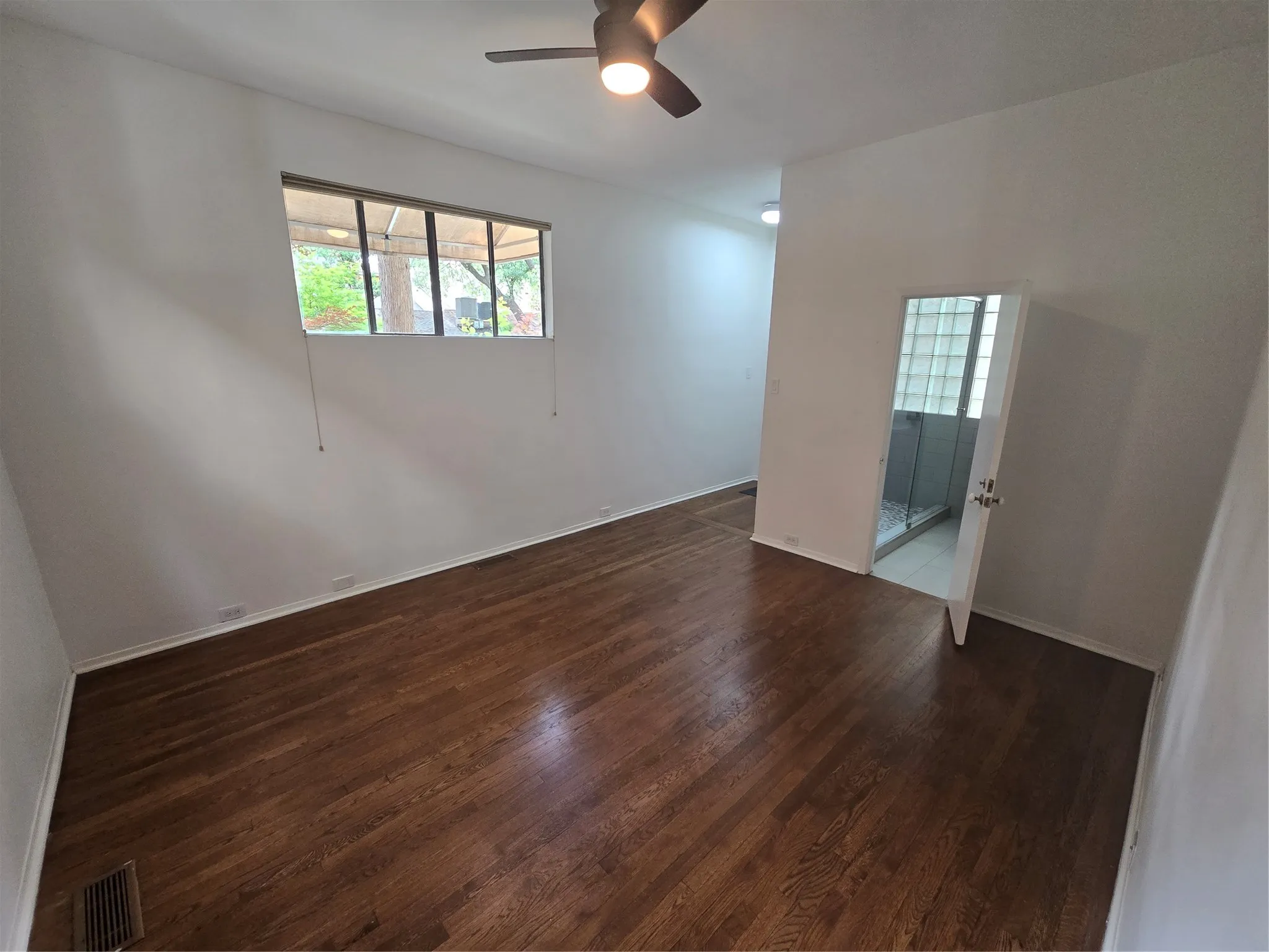 Bedroom converted to office with private entry