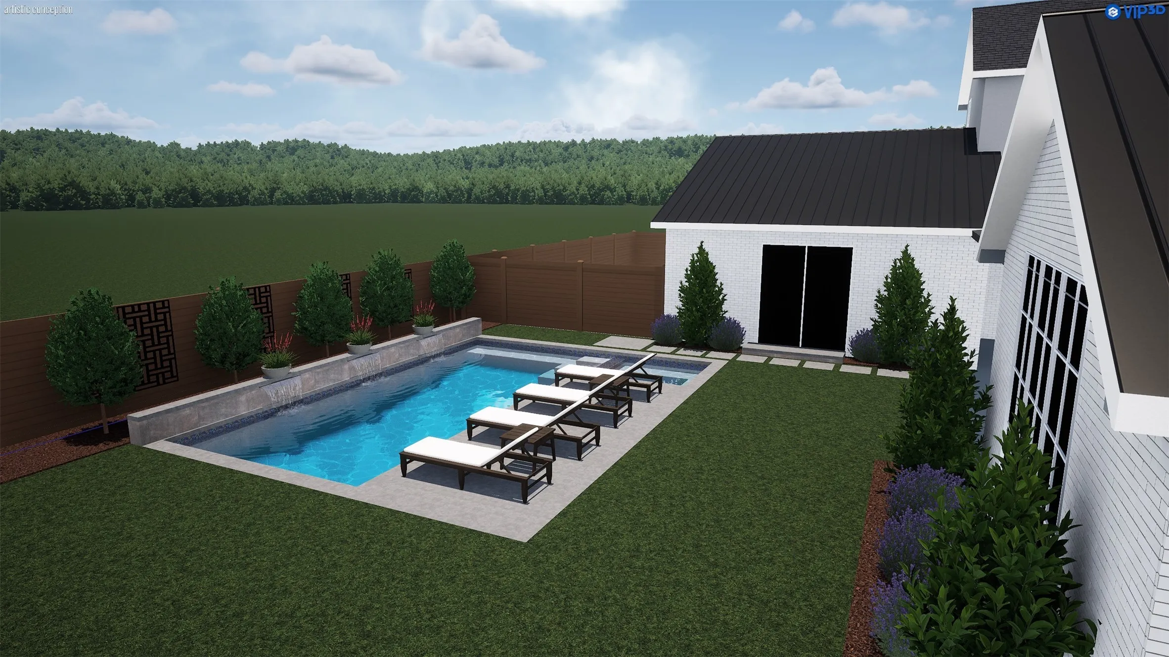 Conceptual Pool Rendering, not included