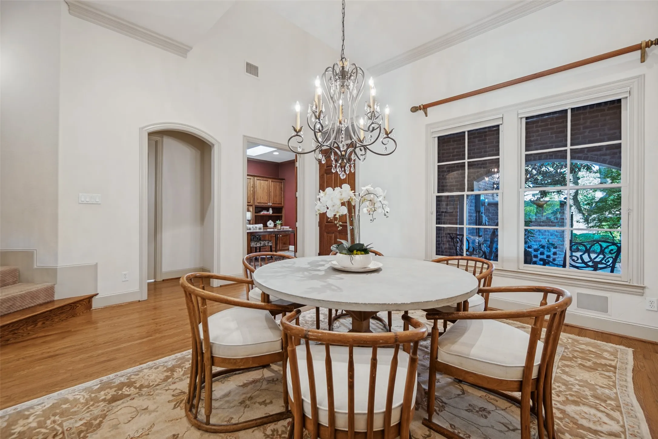 Dining room and entry