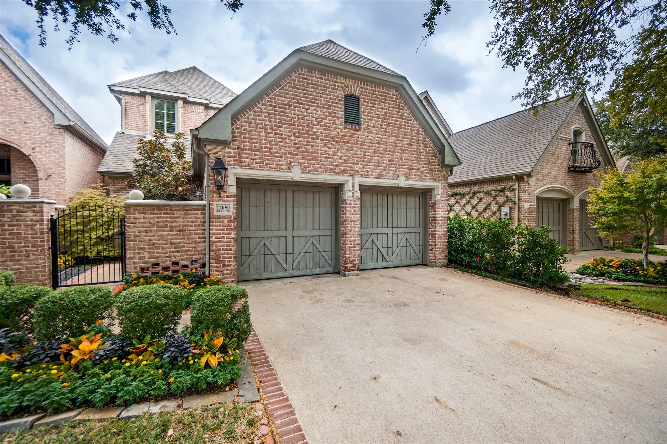 Front of house and entry