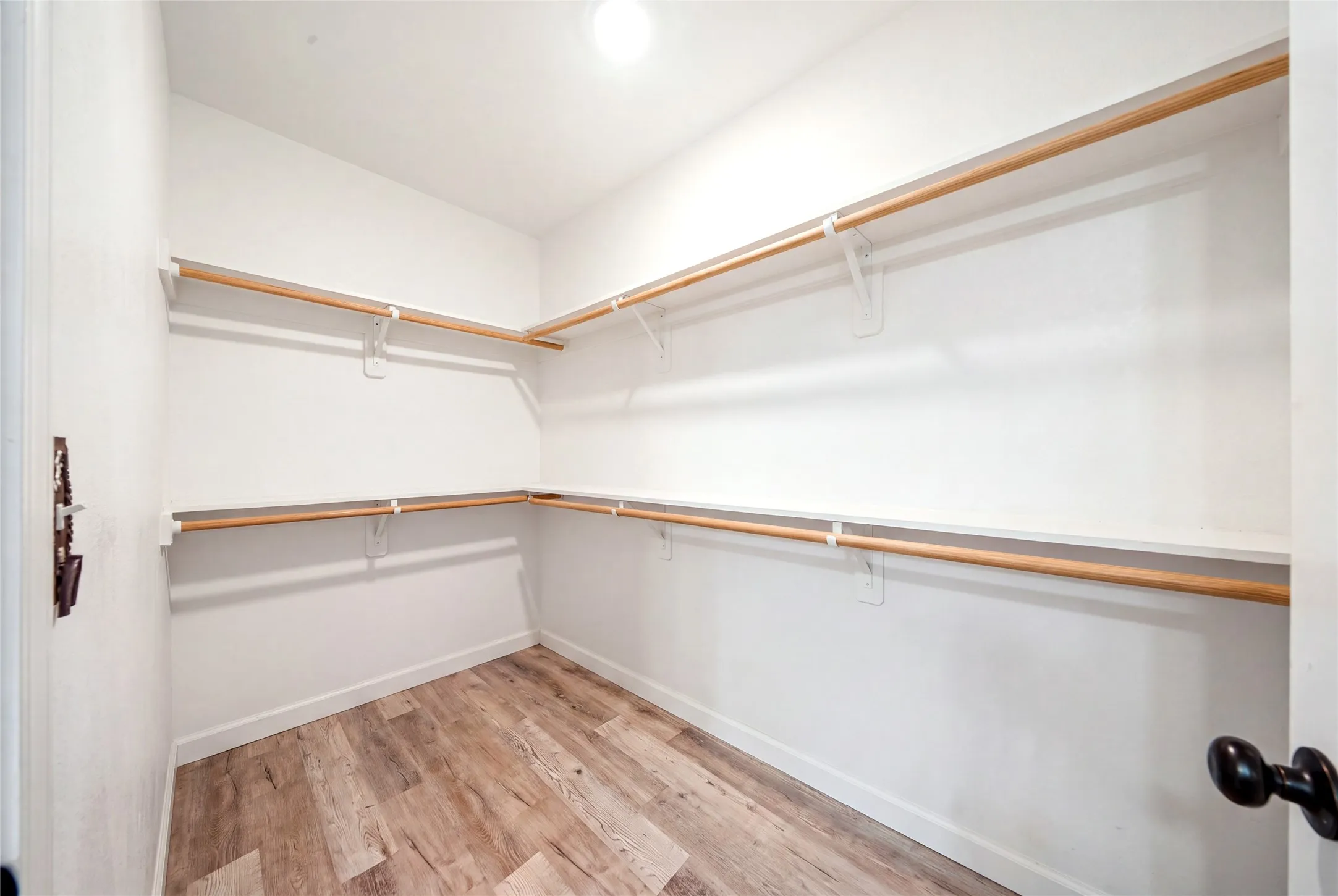 Primary walk in closet