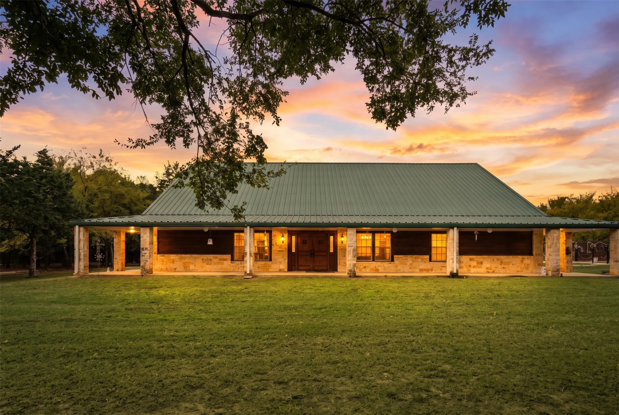 Front of main house