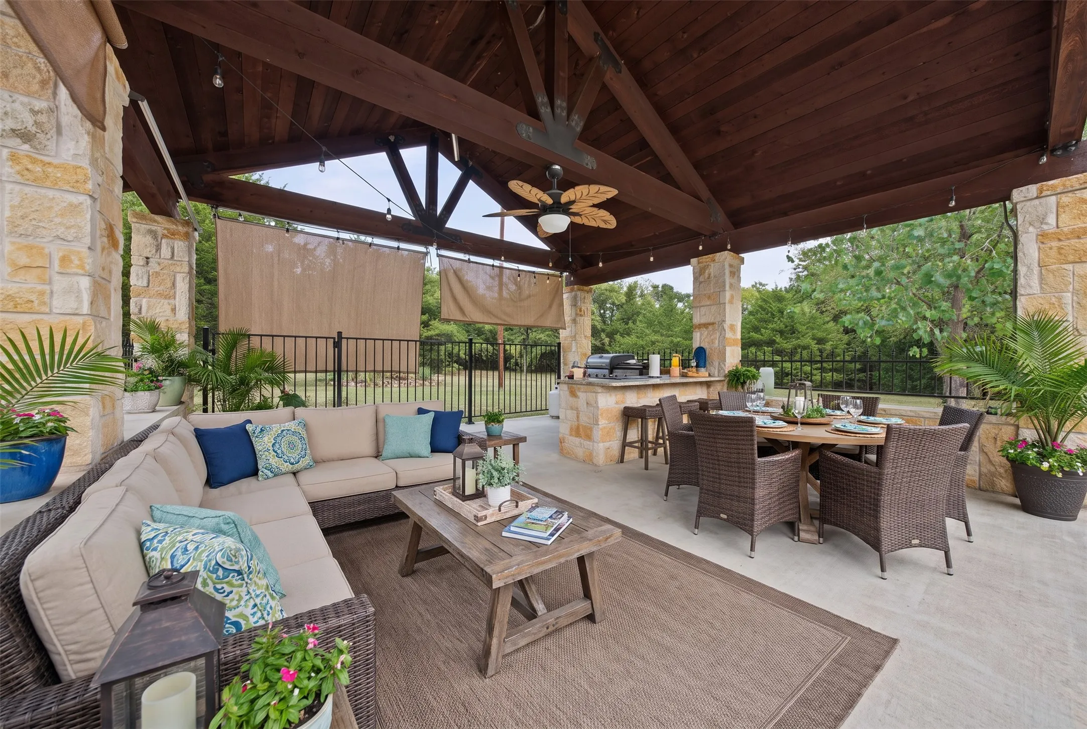 AI generated patio furniture